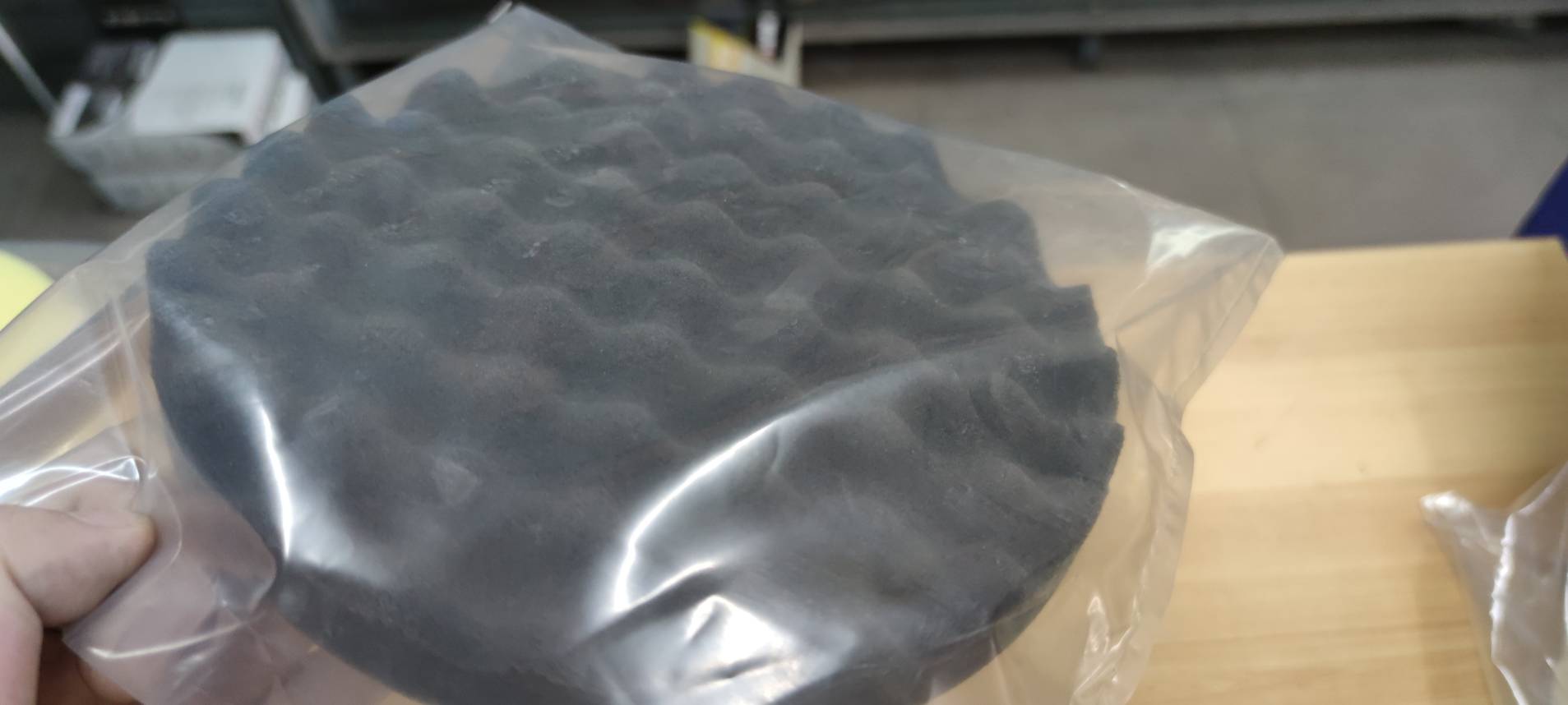 ฟองน้ำ7" Extra Soft BOSCH สีดำคลื่น