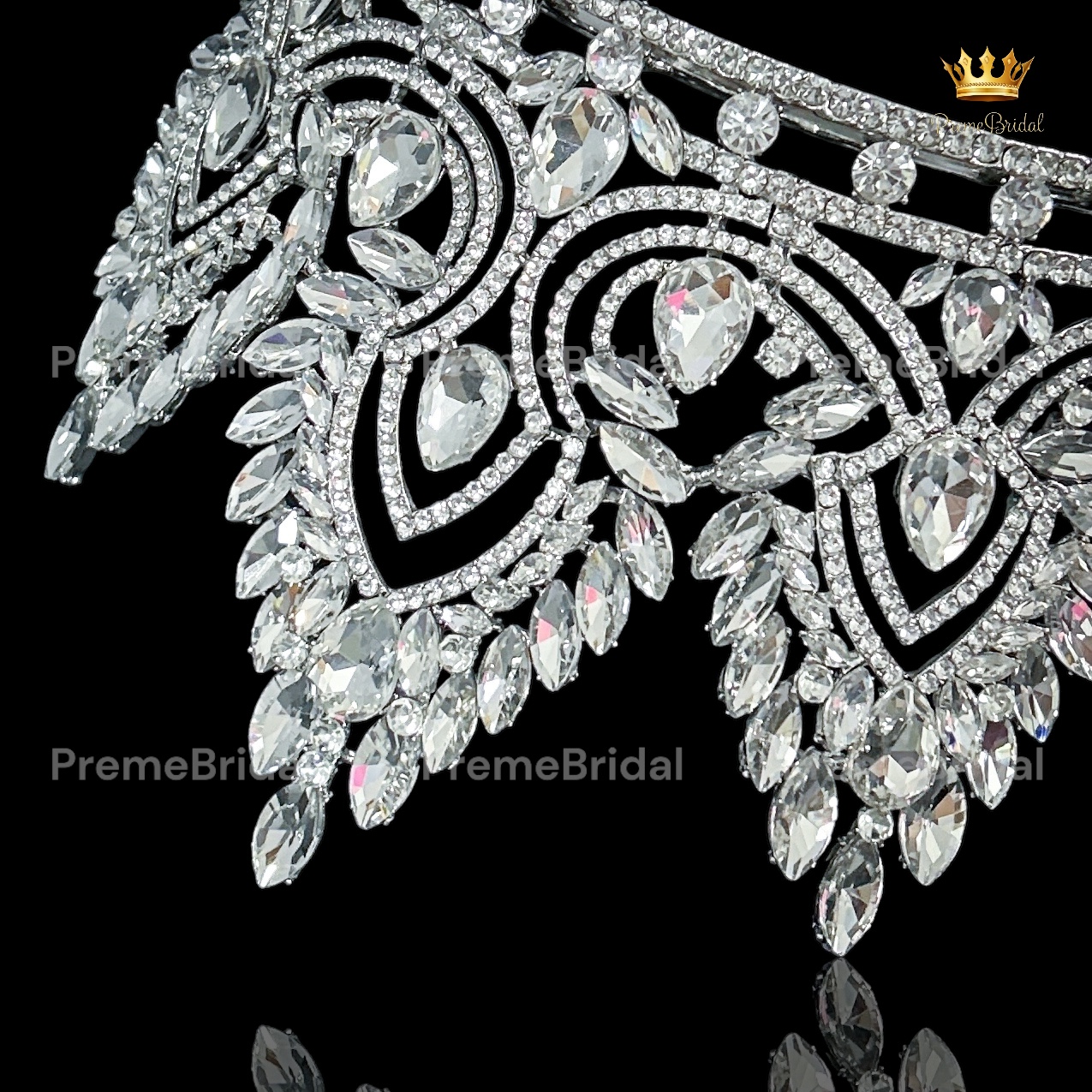 (พร้อมส่งจากไทย) มงกุฏ 129 ขนาดใหญ่ไซส์นางงาม งานสวย รุ่นฐานกลม ส่งด่วน ส่งจาก จ.อุบลราชธานี