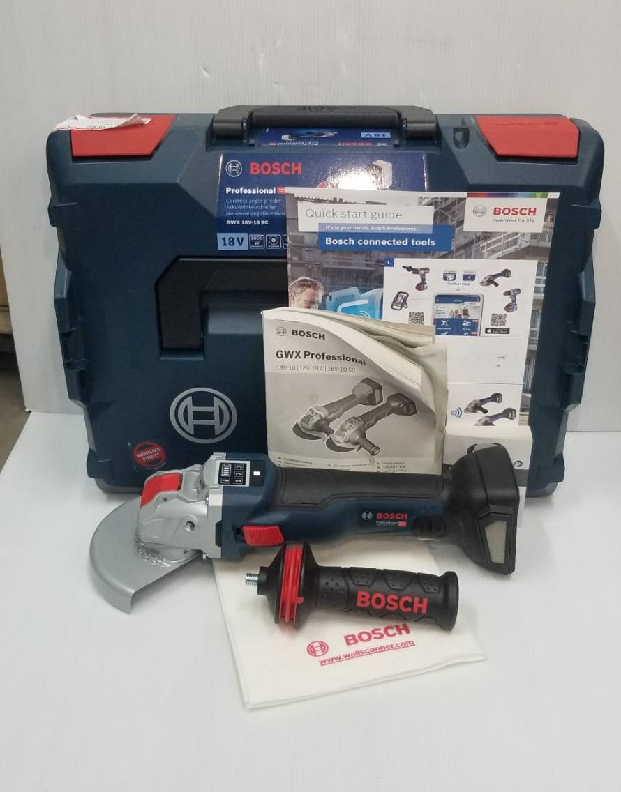 หินเจียรไร้สาย5" GWX18V-10SC BOSCH SOLO X-LOCK