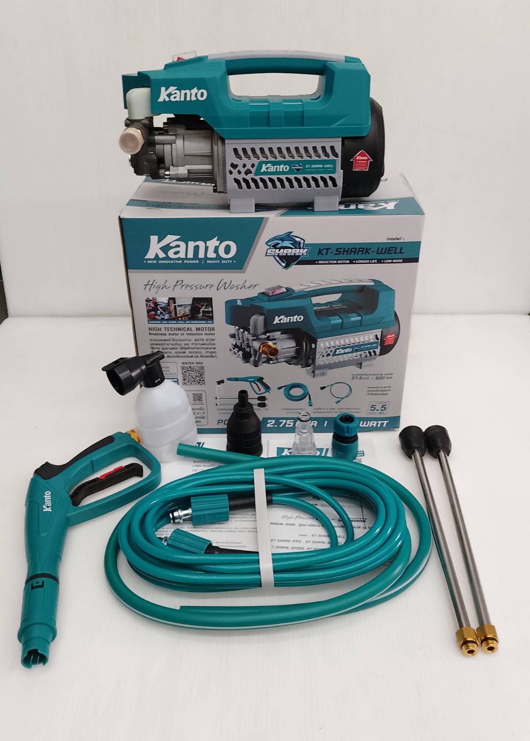 เครื่องฉีดน้ำแรงดันสูง KT-SHARK-WELL KANTO