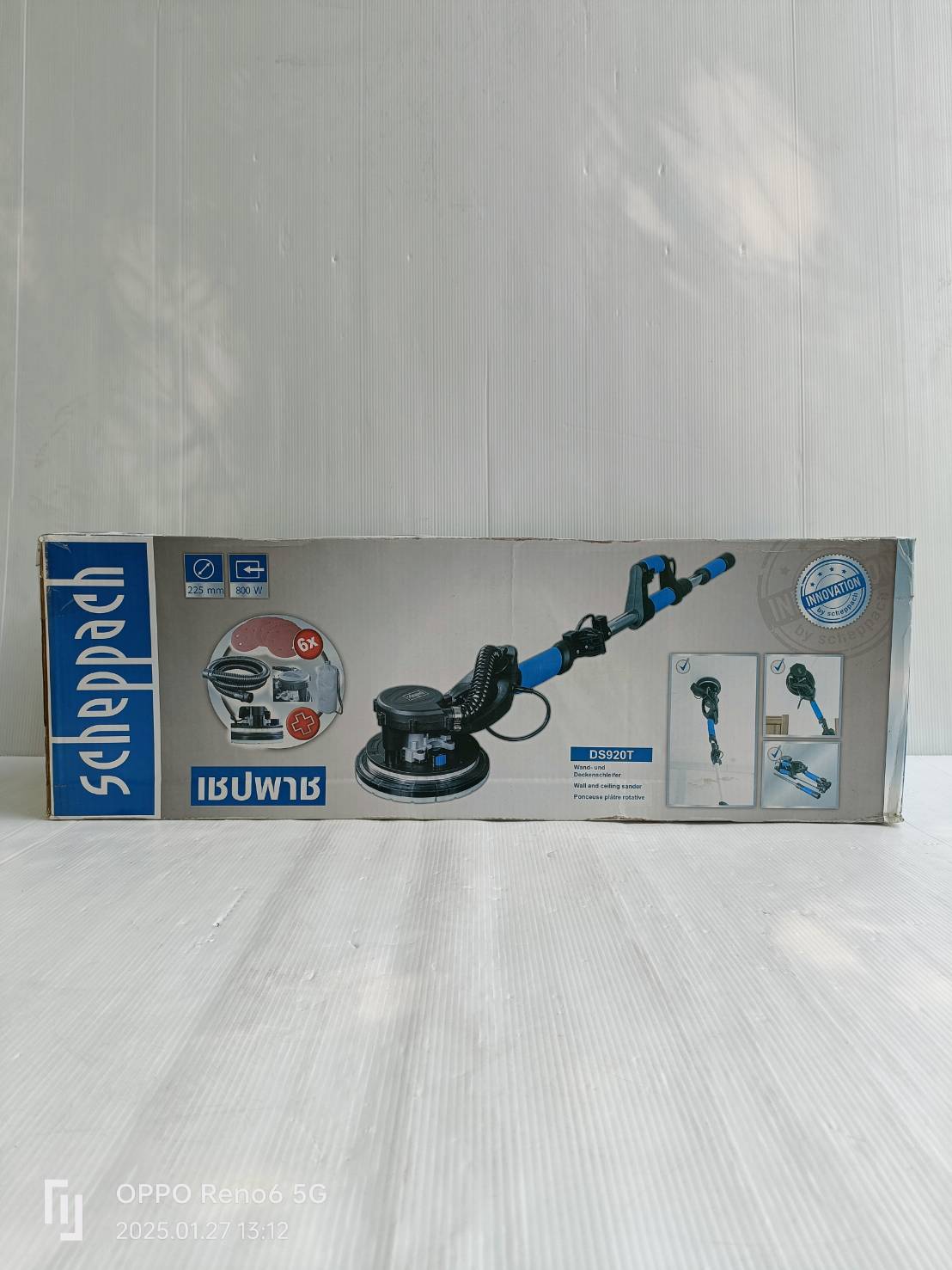 เครื่องขัดผนัง9" DS920T SCHEPPACH