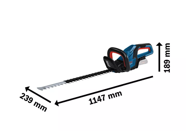 เครื่องตัดแต่งพุ่มไม้24" GHE18V-60 BOSCH SOLO
