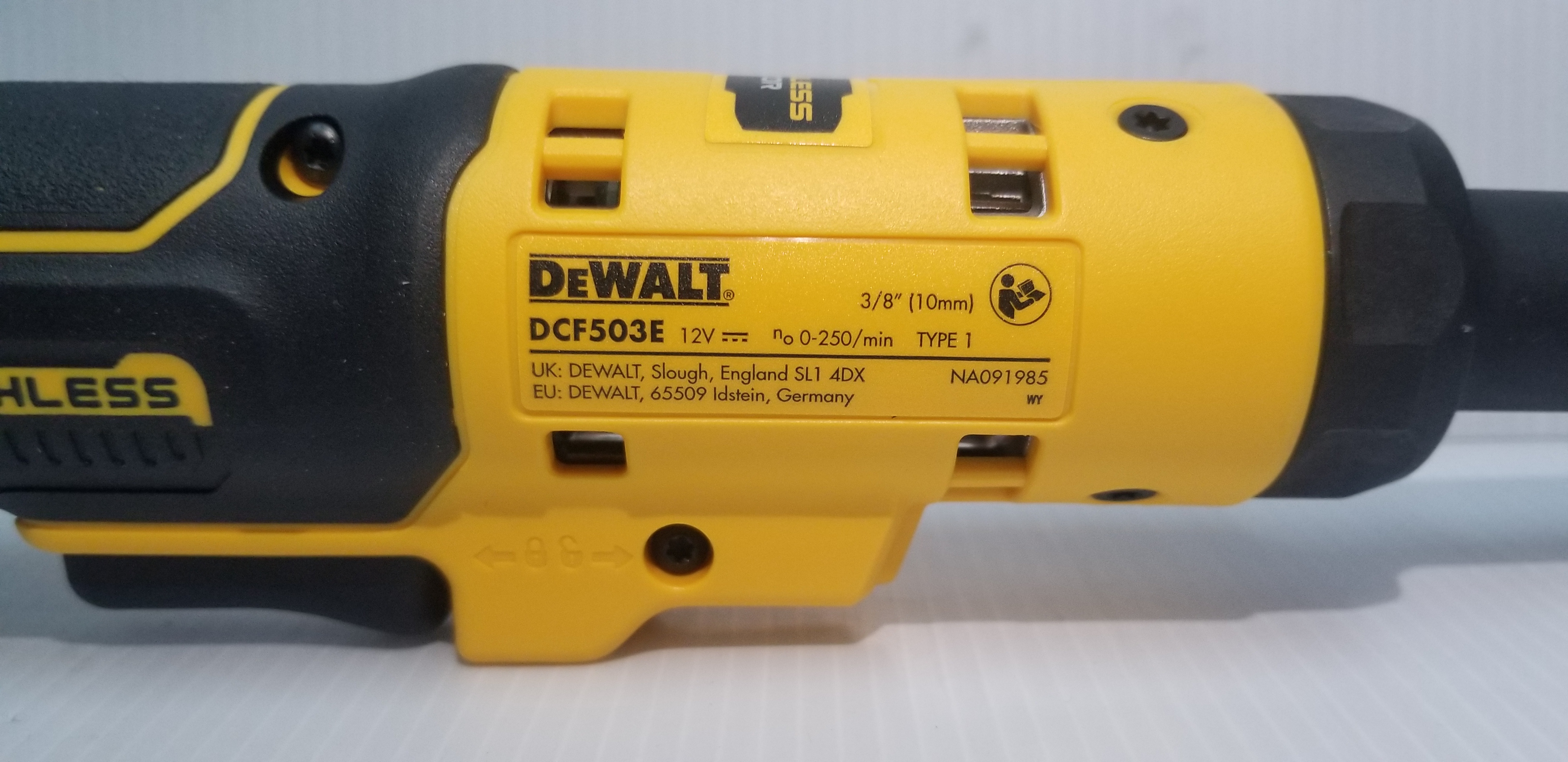 ประแจบล็อคไร้สาย 3/8 นิ้ว 12V DCF503EN DEWALT