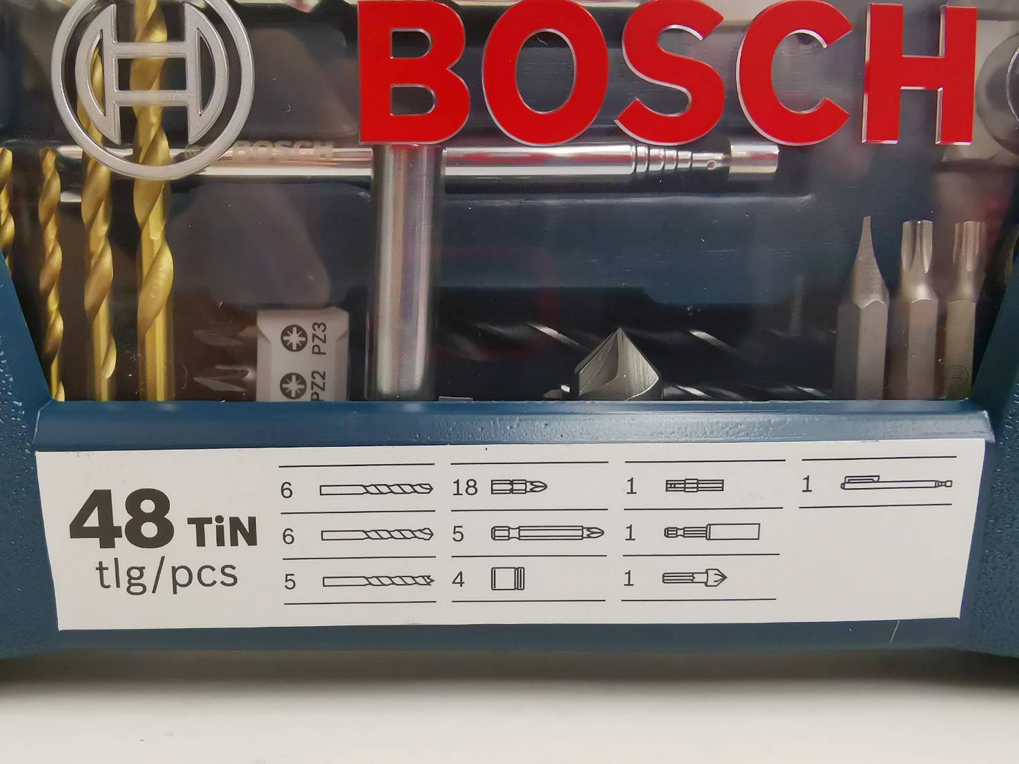 ชุดดอกเจาะV-LINE 48ชิ้น BOSCH 2607017411