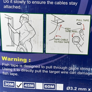 ฟิชเทปเหล็กหุ้ม ยาว 30 เมตร SF-30 TAKAMURA