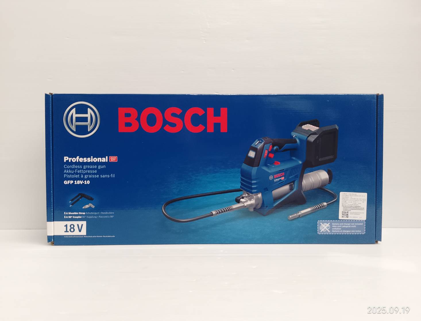 เครื่องอัดจาระบี18V GFP18V-10 BOSCH