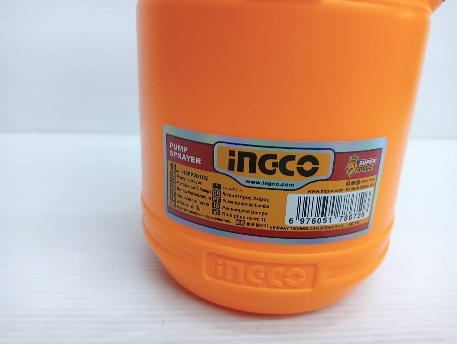 INGCO กระบอกฉีดน้ำ ขนาด 1 ลิตร รุ่นหัวทองเหลือง HSPP30102