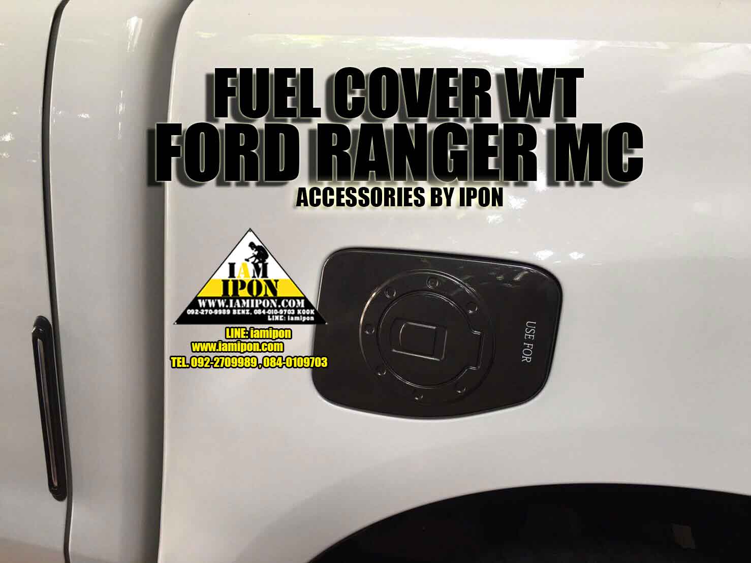 FUEL DOOR WILDTRAK FORD RANGER T6-MC ครอบฝาถังน้ำมันฟอร์ดเรนเจอร์วายแทรก T6-MC