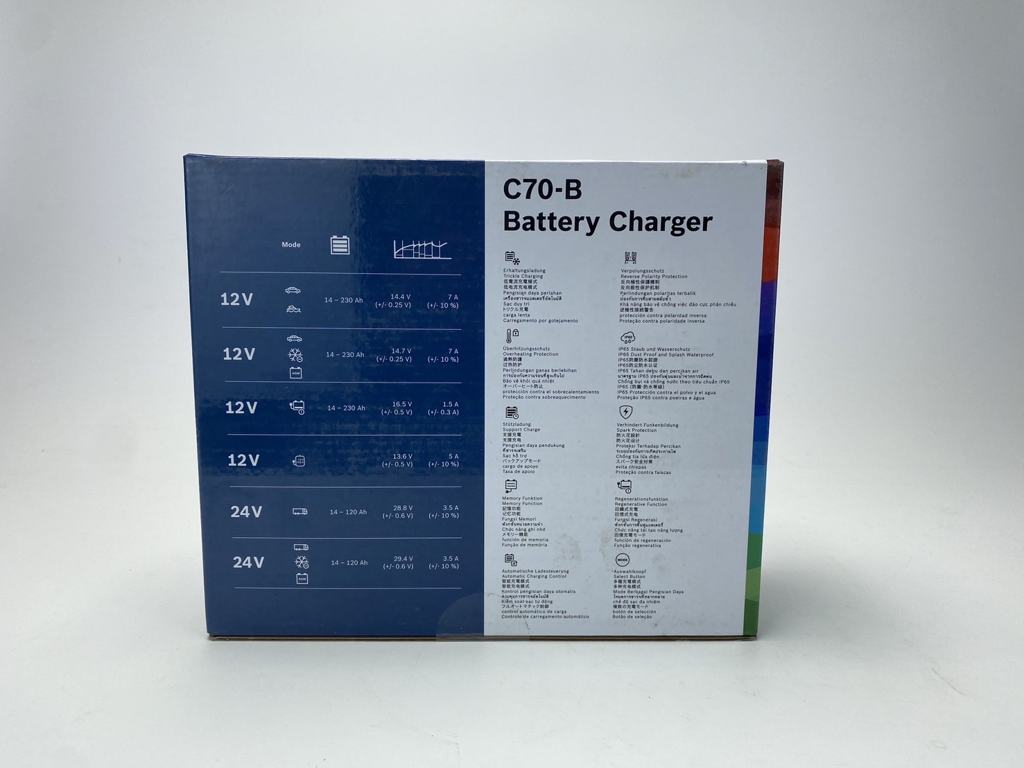 เครื่องชาร์จแบตเตอรี่ รุ่น C70-B BOSCH 0189912070-HD3
