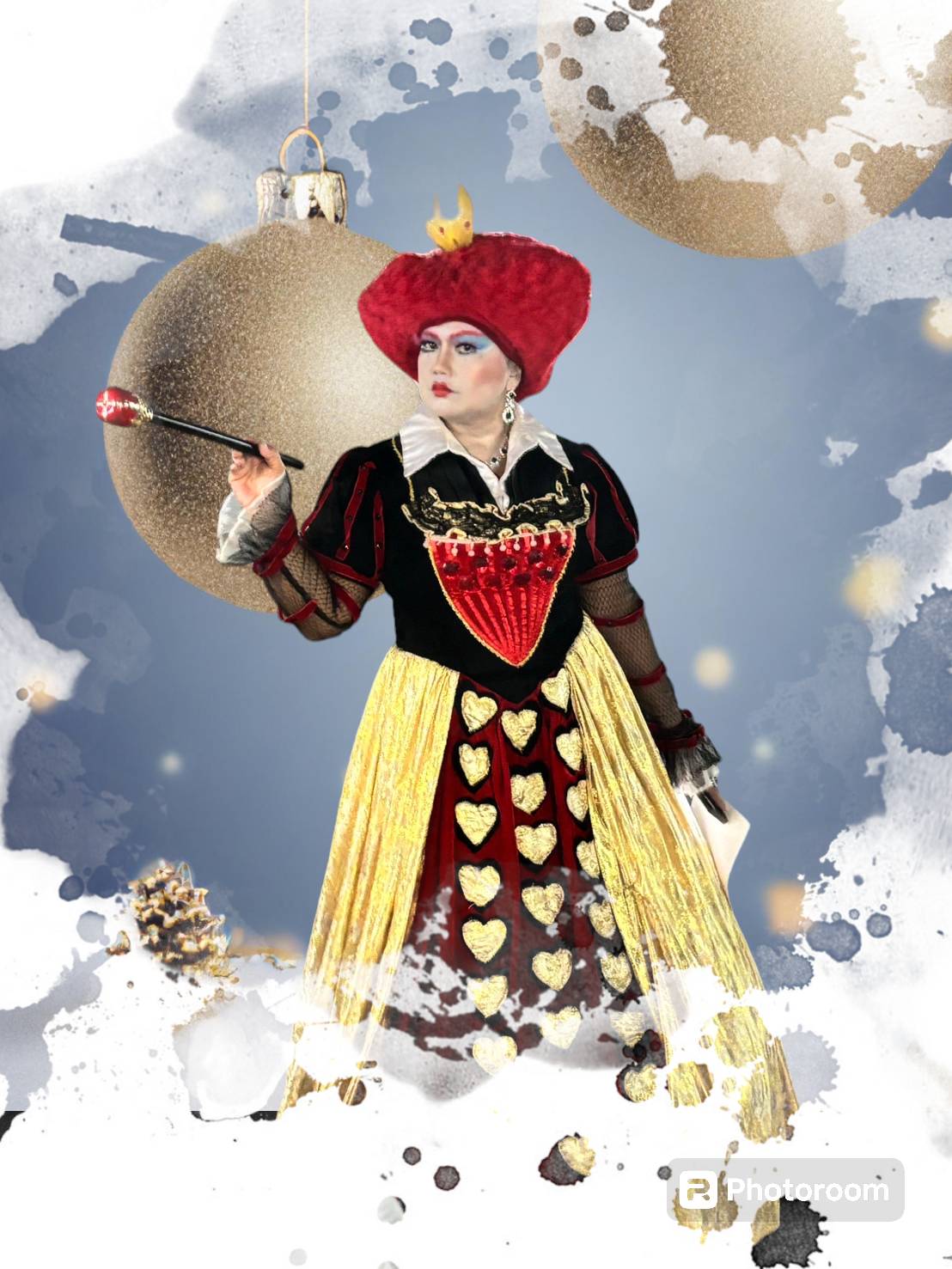 ชุดราชินีโพแดง / ชุดราชินีอิเรซเบธ / ชุด Red Queen @ อลิส อิน วันเดอร์แลนด์ / ชุดราชินีแดง / ชุดราชินีไพ่