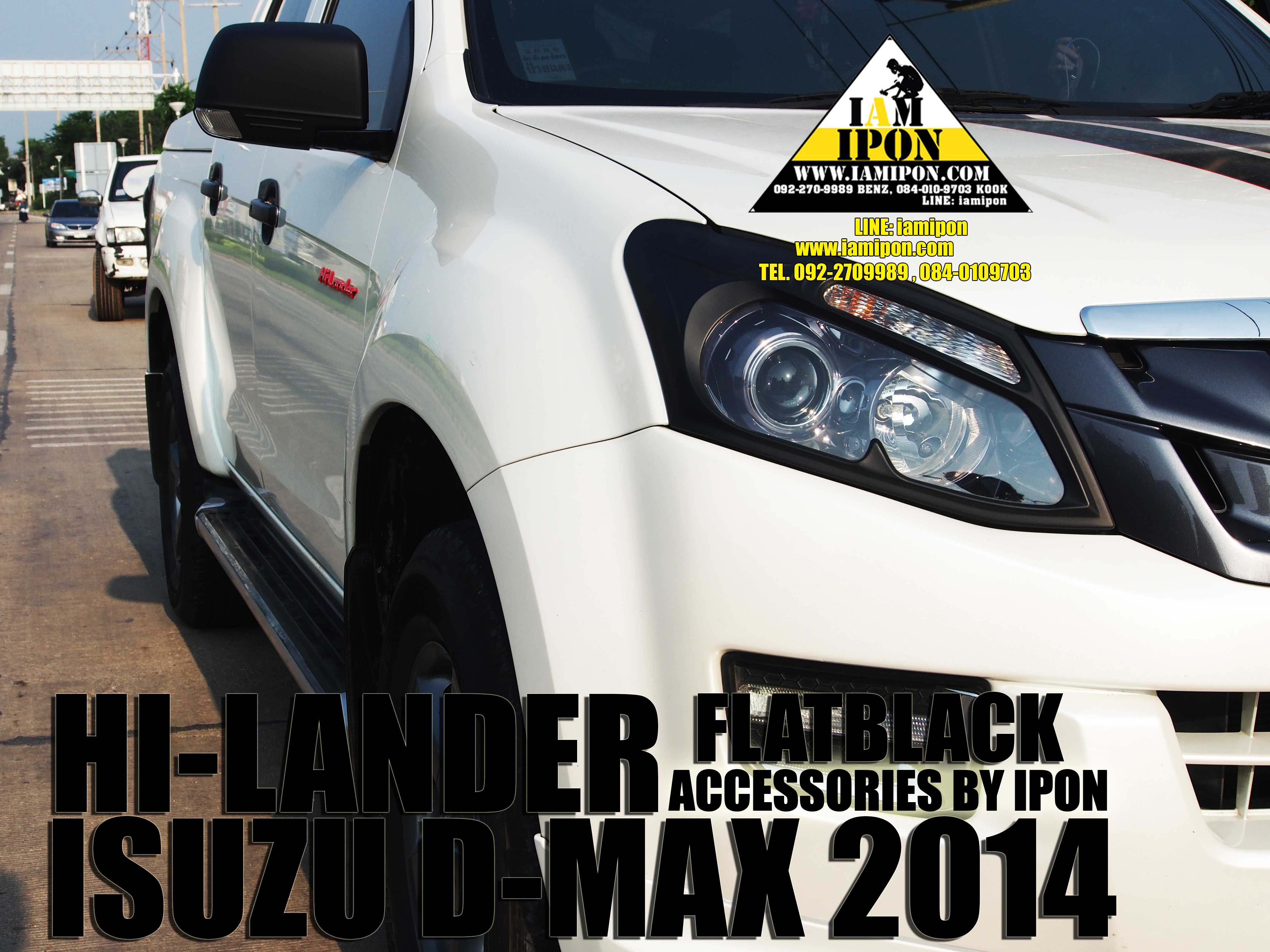 HEAD LAMP COVER ALL NEW D-MAX 2012 UP FLATBLACK ครอบไฟหน้าดำด้าน ALL NEW DMAX 2012 up