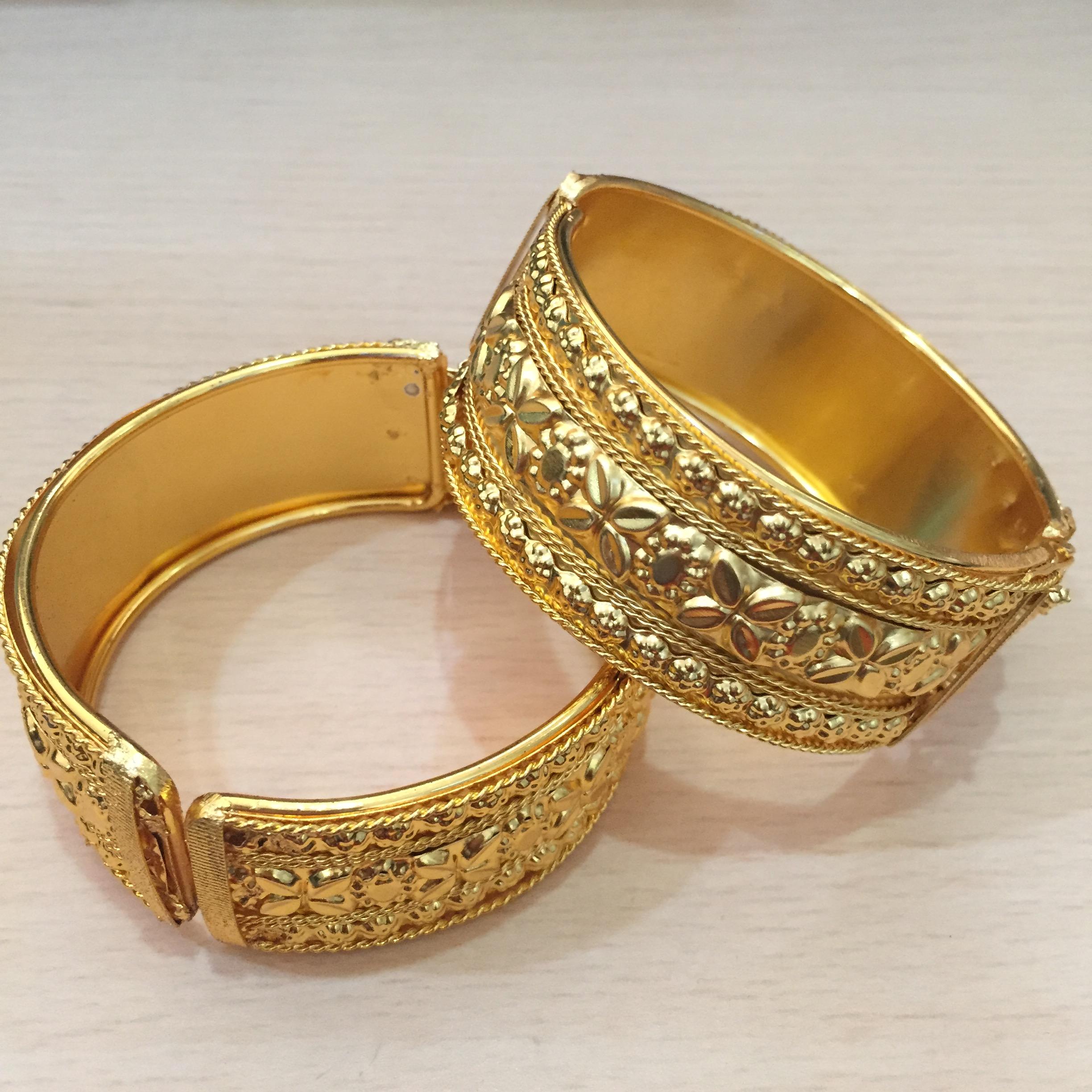 (พร้อมส่ง) กำไลทองขายเป็นคู่ 014