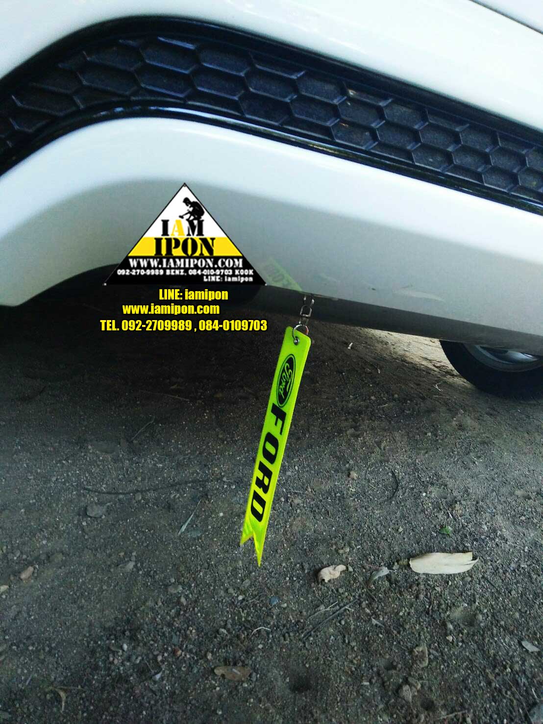 TAG REFLECT แท็กสะท้อนแสงห้อยท้ายรถ