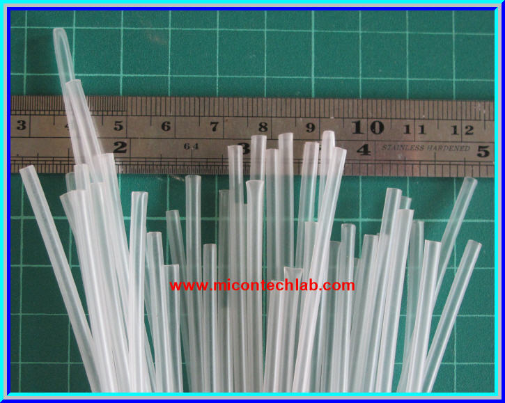 1x ท่อหด สีขาวใส ขนาด 2 มม. ยาว 1 เมตร (Heatshrink Tube)