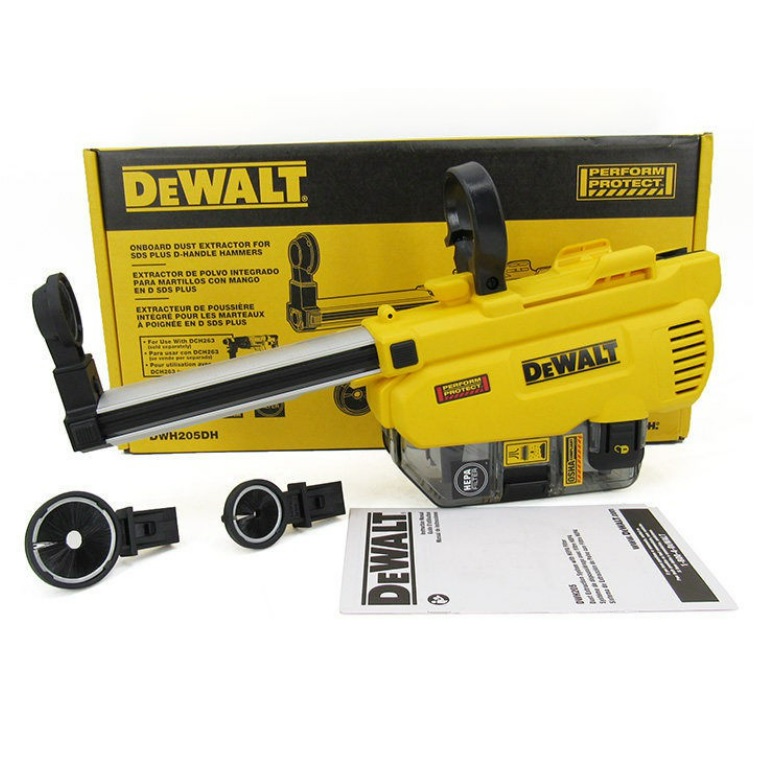 DEWALT เครื่องดูดฝุ่นสำหรับสว่านโรตารี่ไร้สายรุ่น DCH263 รุ่น DWH205DH-KR