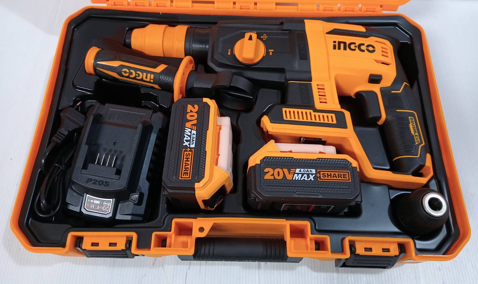 สว่านโรตารี่3ระบบ CRHLI202289 INGCO (ครบชุด ถอดหัวได้)