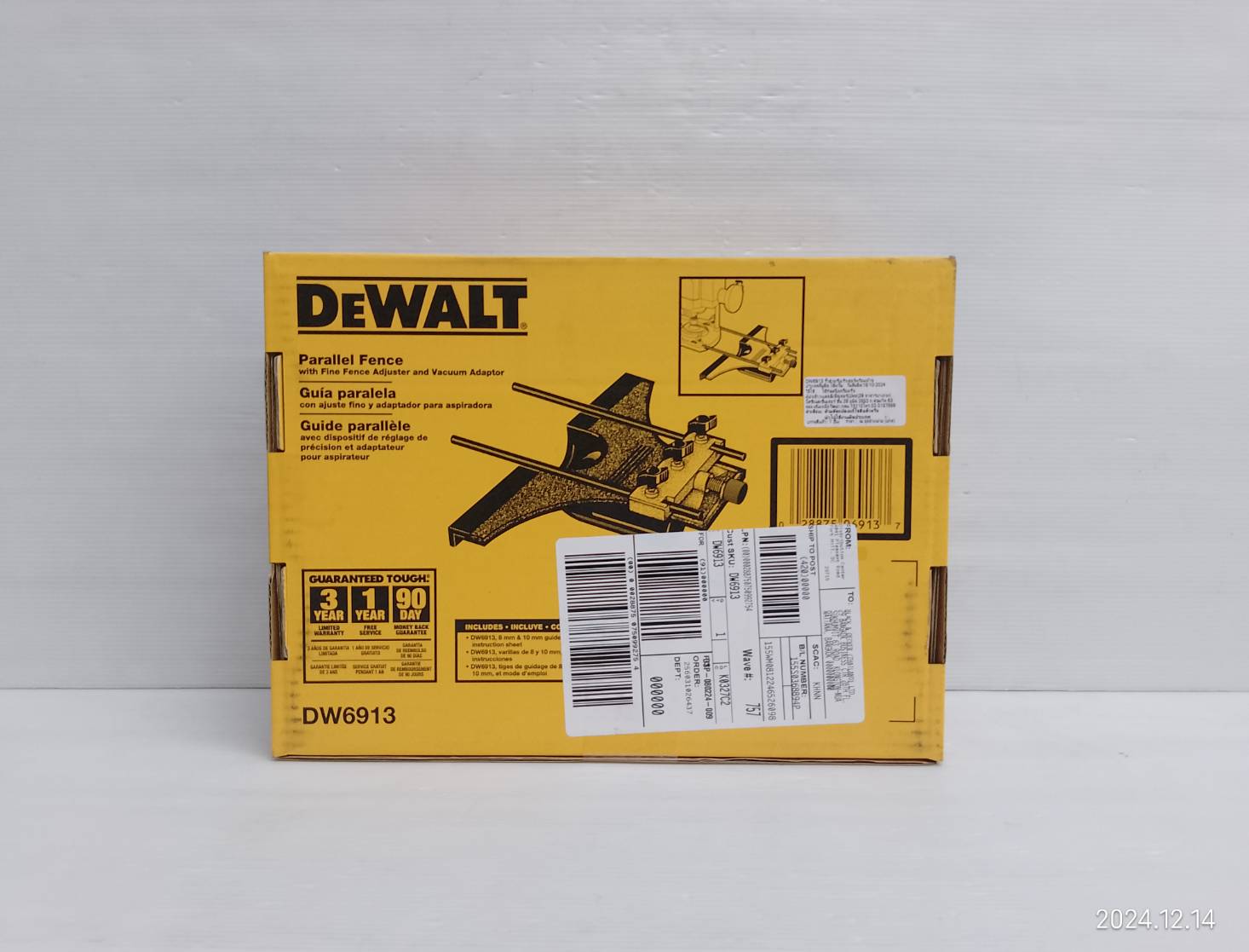 รั้วสำหรับเครื่องเร้าเตอร์สำหรับ DCW620B DEWALT DW6913