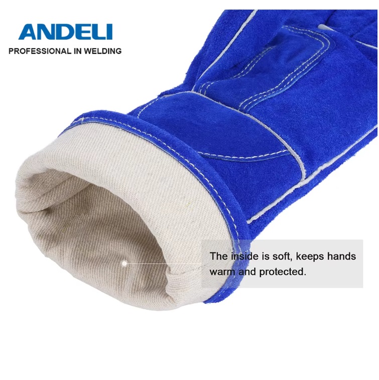 ถุงมือเชื่อม13" สีน้ำเงิน ANDELI รุ่น 141-1009