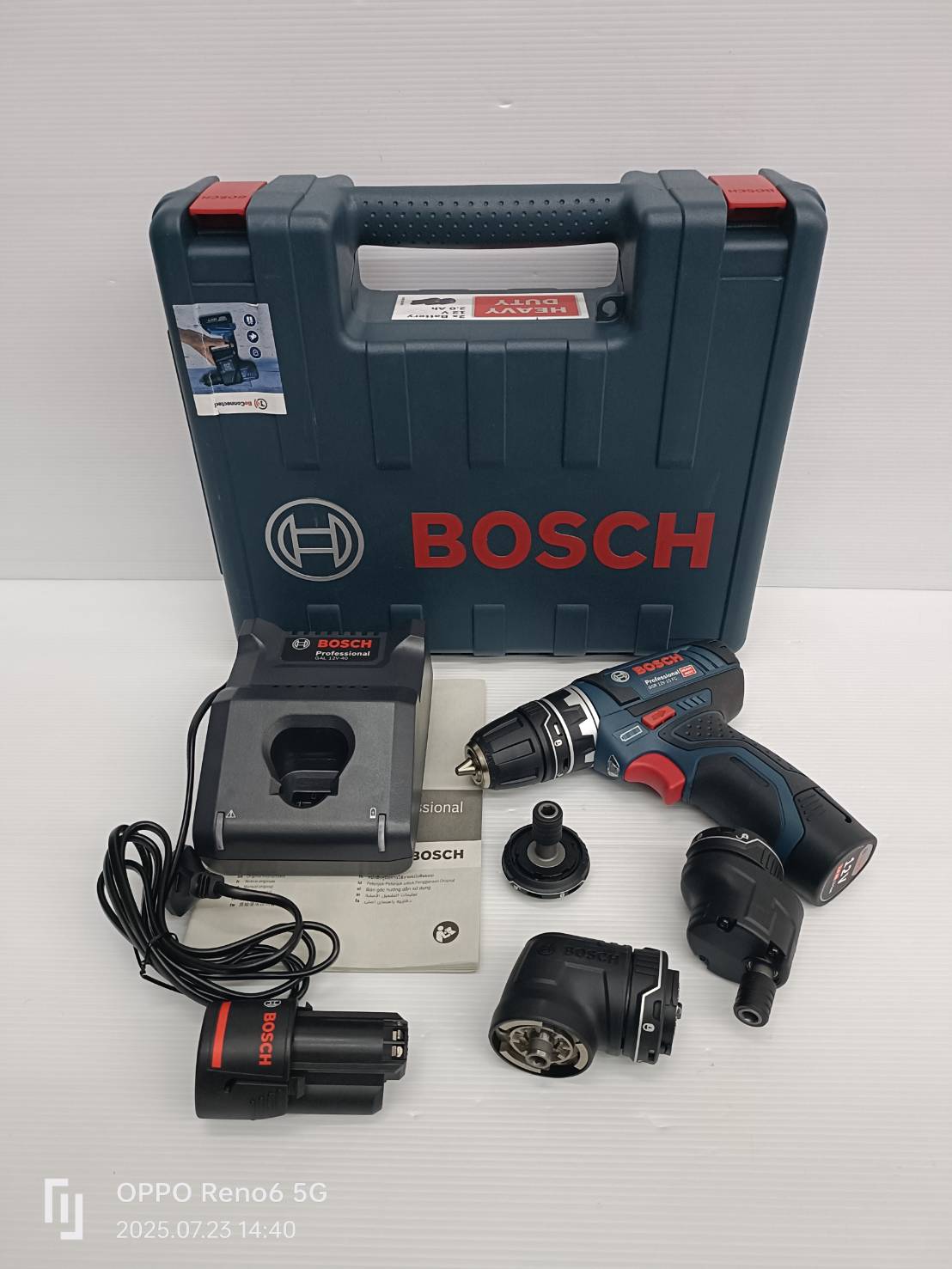 BOSCH GSR12V-15FC สว่าน/ไขควงไฟฟ้าไร้สาย