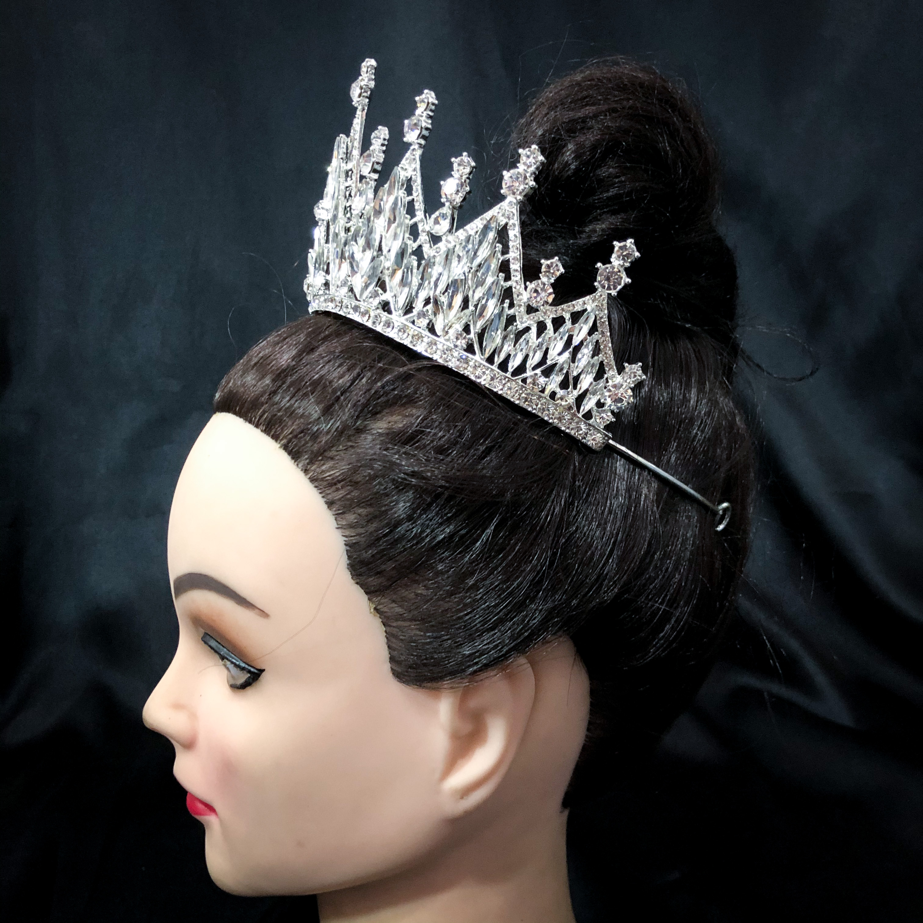 (พร้อมส่ง) เทียร่า 276 สีเงิน มงกุฎเจ้าหญิง ประกวด นางงาม พร้อมส่งในไทย