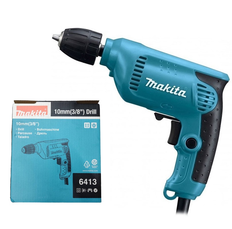สว่าน 3/8″ (10 มิล) 6413 MAKITA หัวมือบิด ปรับรอบได้