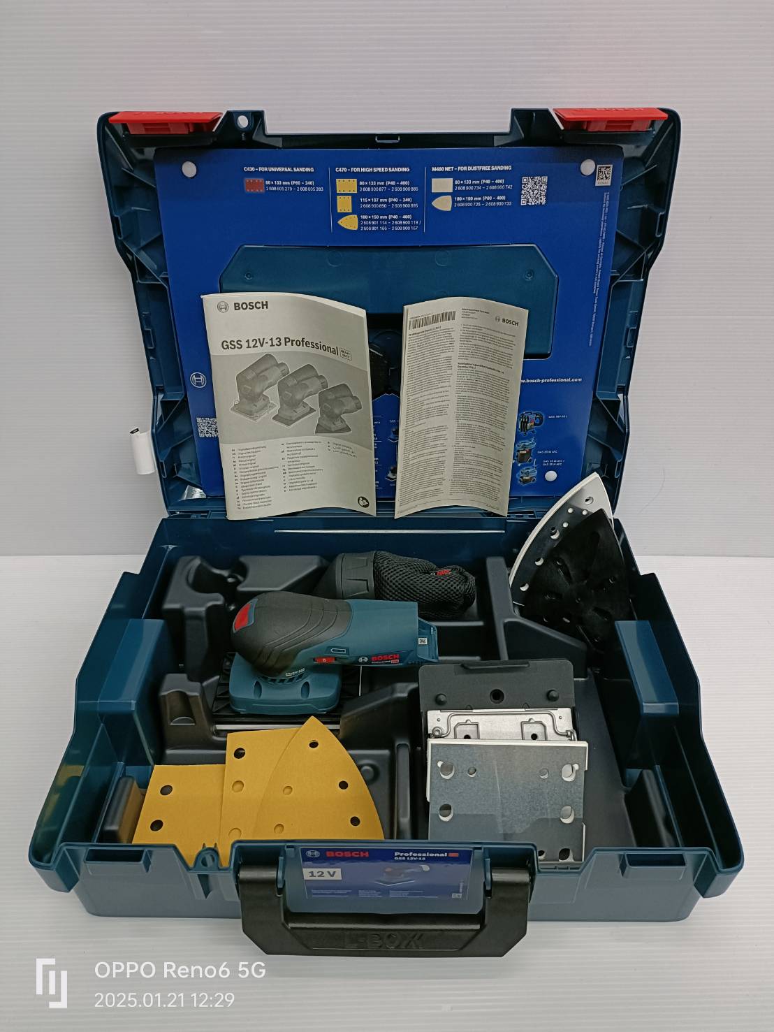 ขัดกระดาษทราย GSS12V-13 BOSCH SOLO 06019L0001