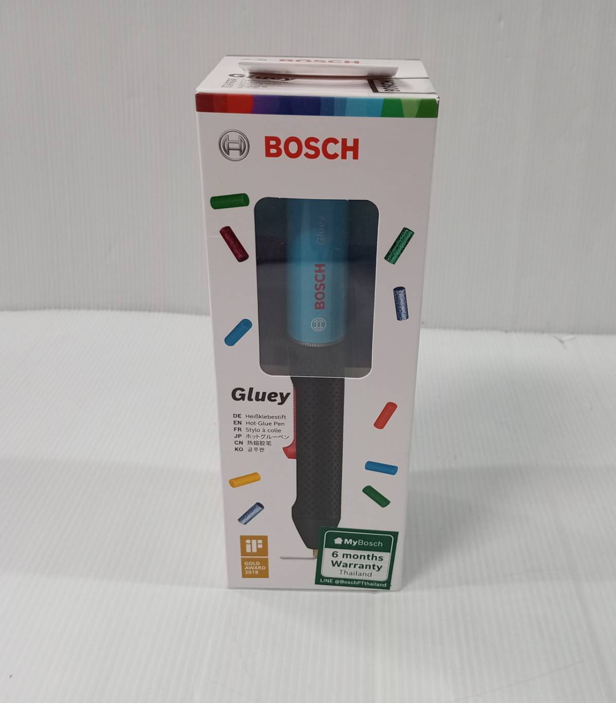 ปากกายิงกาวร้อนไร้สาย Gluey BOSCH สีฟ้า Lagoon