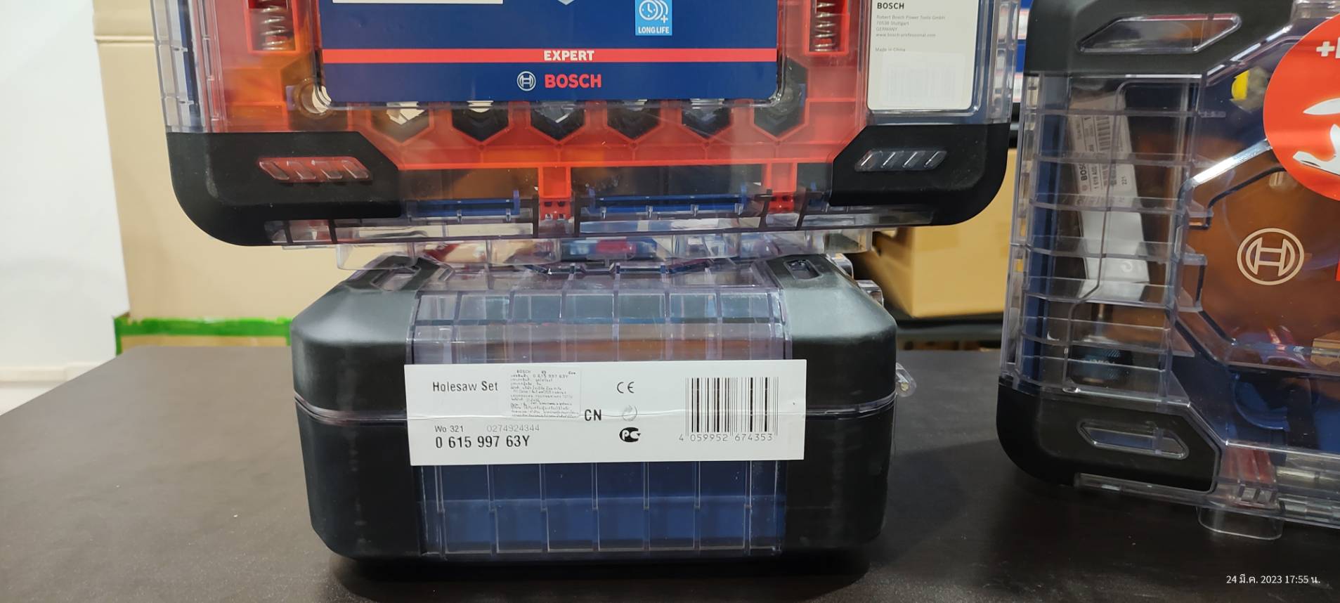 ชุดดอกโฮลซอ 15ชิ้น Expert Construction Material set BOSCH #061599763Y