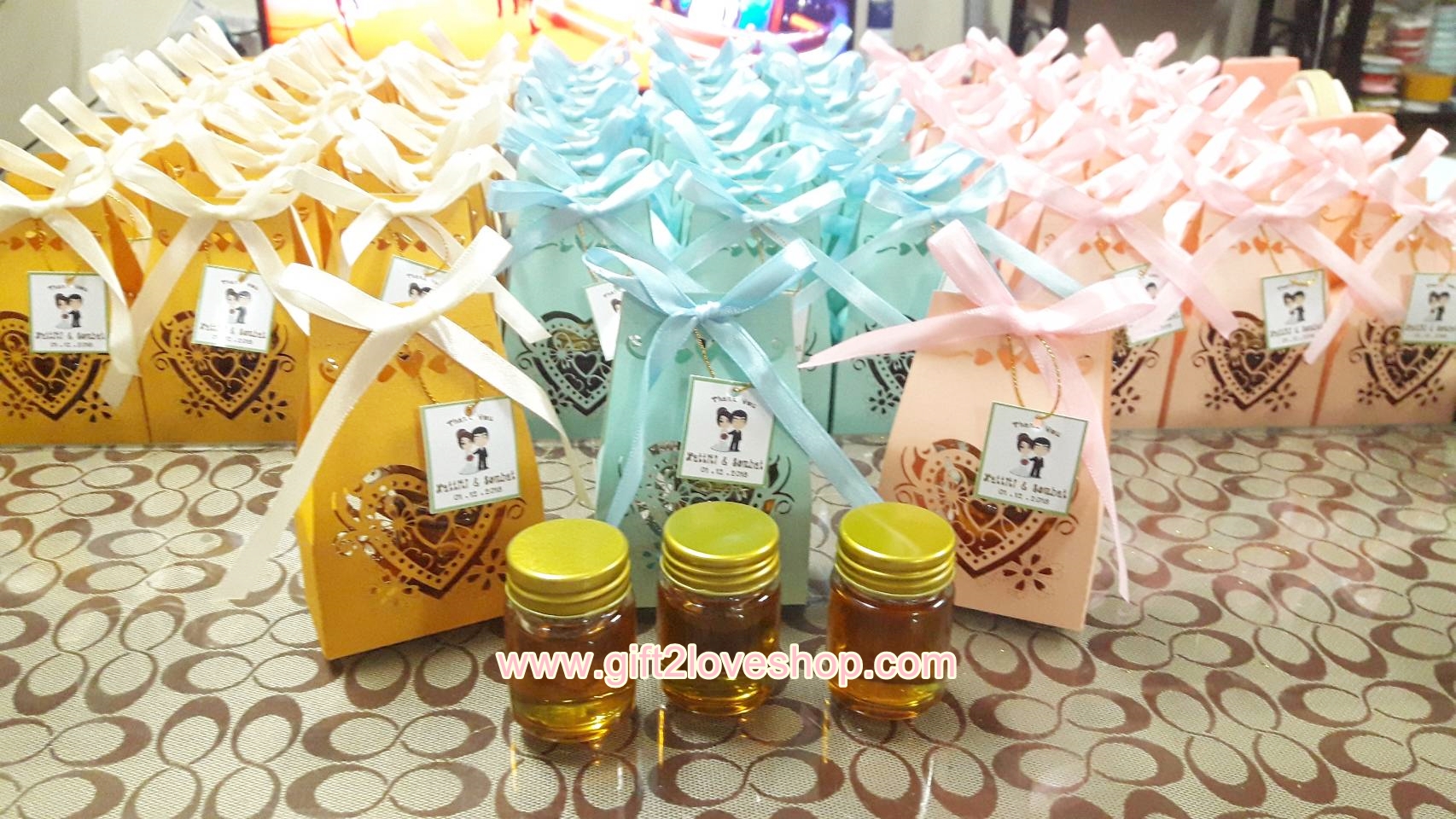 น้ำผึ้งป่าแท้ 15 ml. แพคกล่องฉลุ