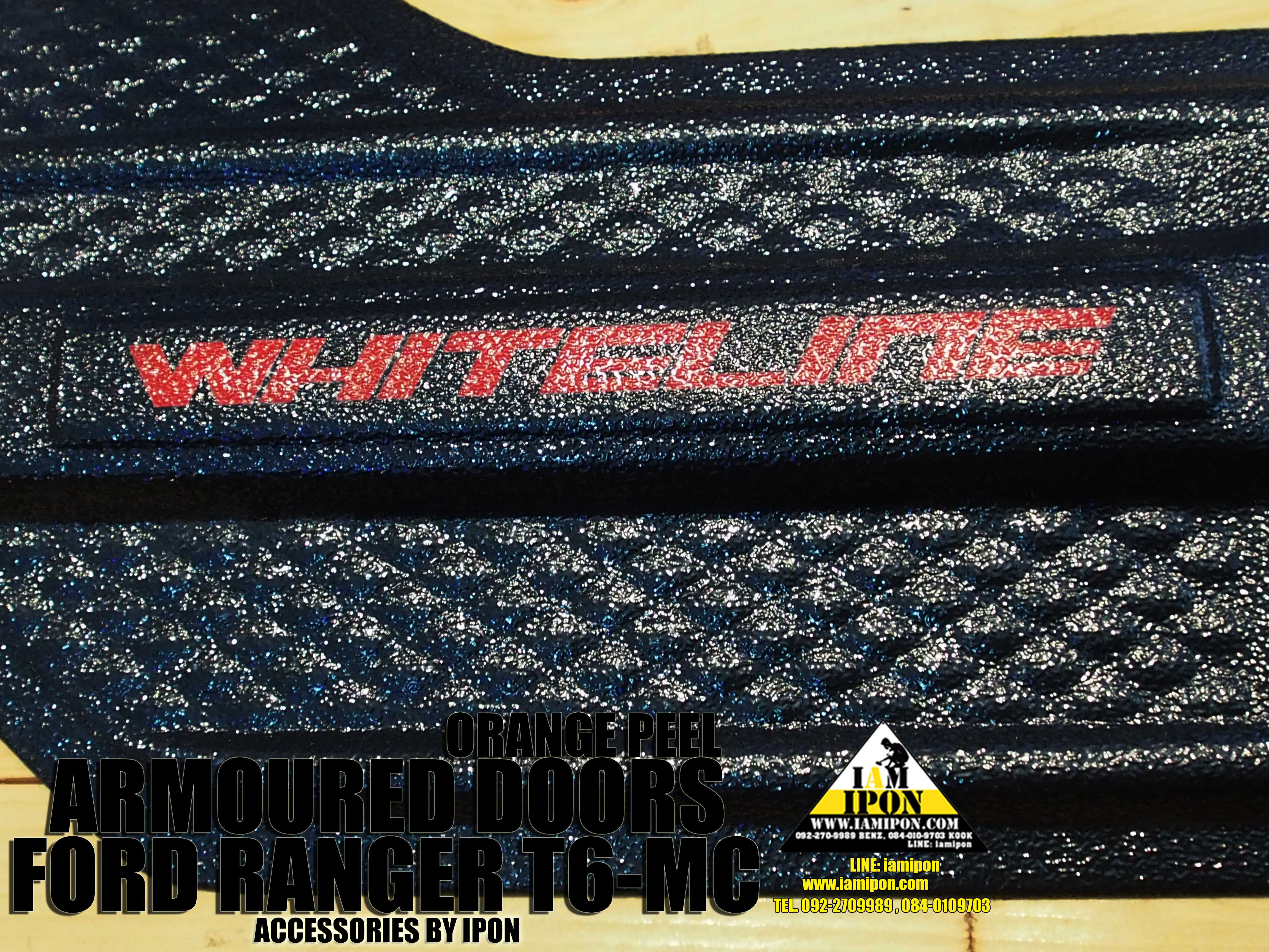 ARMOURED DOORS FORD RANGER T6-MC ORANGE PEEL ชุดกาบประตูด้านบนผิวส้มฟอร์ดเรนเจอร์ T6-MC