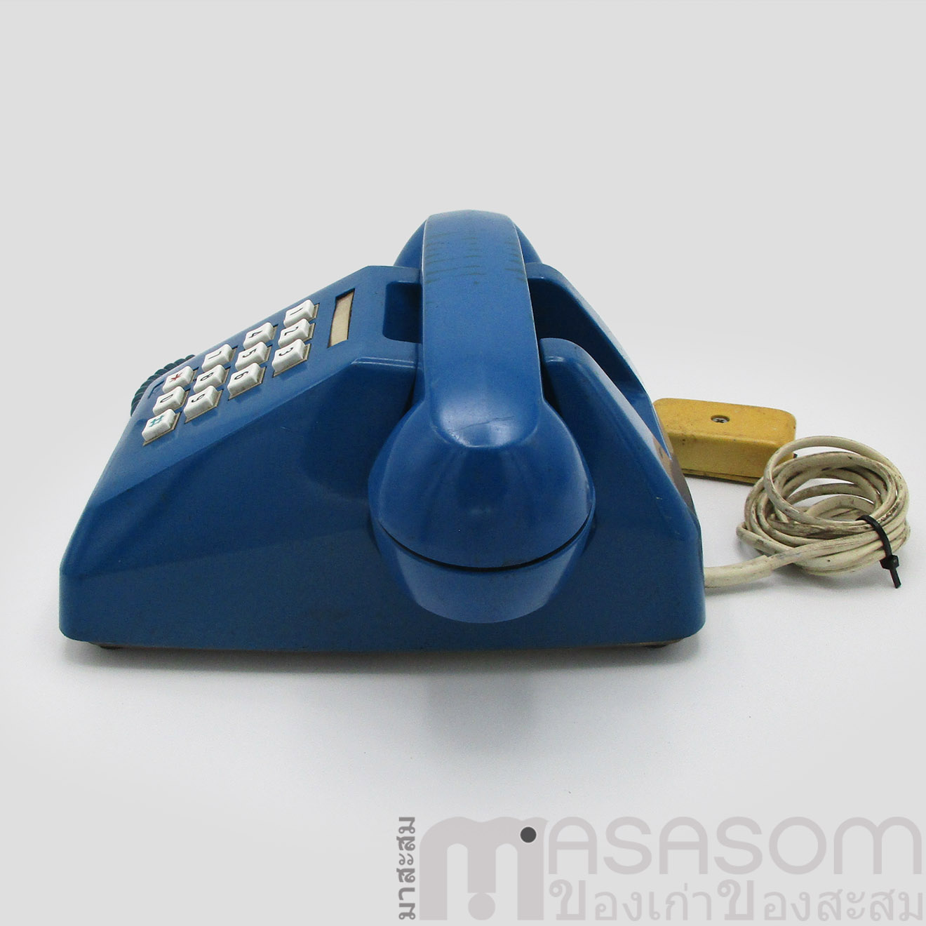 โทรศัพท์วินเทจสีน้ำเงิน