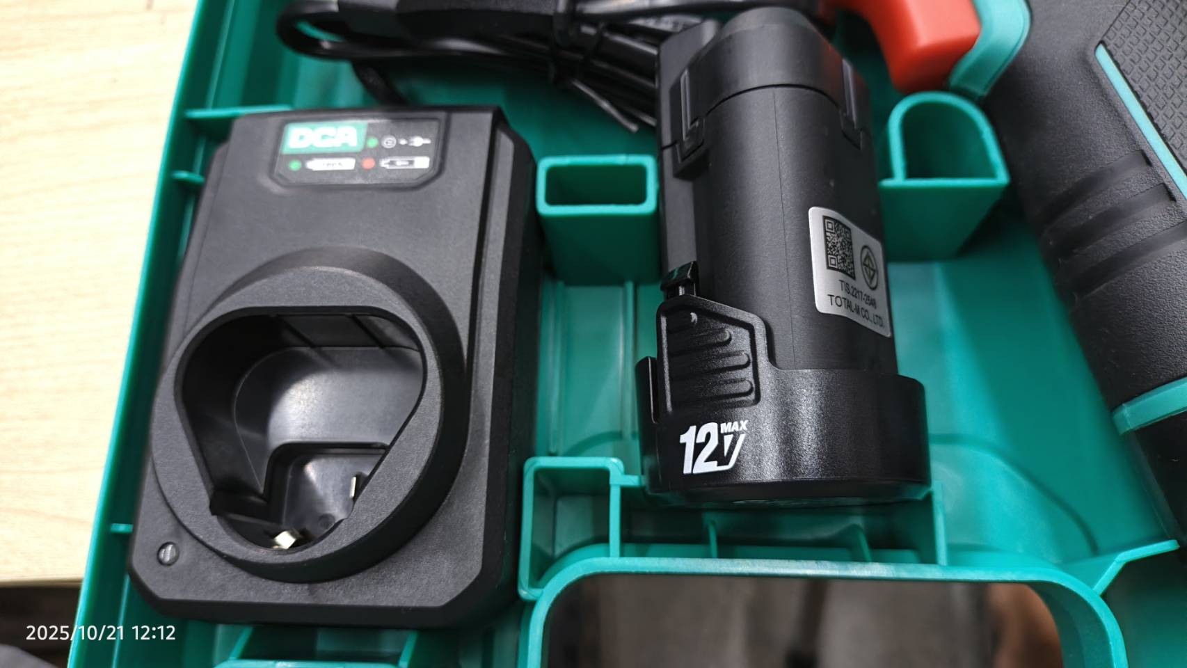 DCA สว่านกระแทก12V รุ่น ADJZ1202i ( TYPE E ) พร้อมแบตเตอรี่ 2ก้อน เครื่องแท้จากศูนย์ สินค้ารับประกัน 1ปี