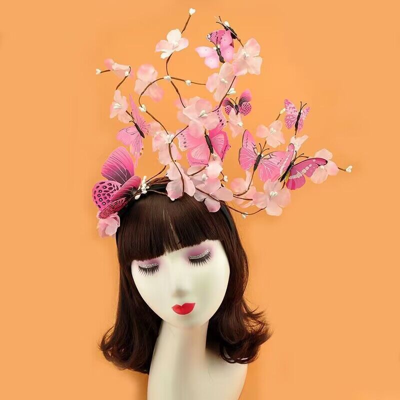 (พร้อมส่งจากไทย) คาดผมผีเสื้อขนาดใหญ่เว่อวังลังการ ส่งเร็ว จาก อุบลราชธานี