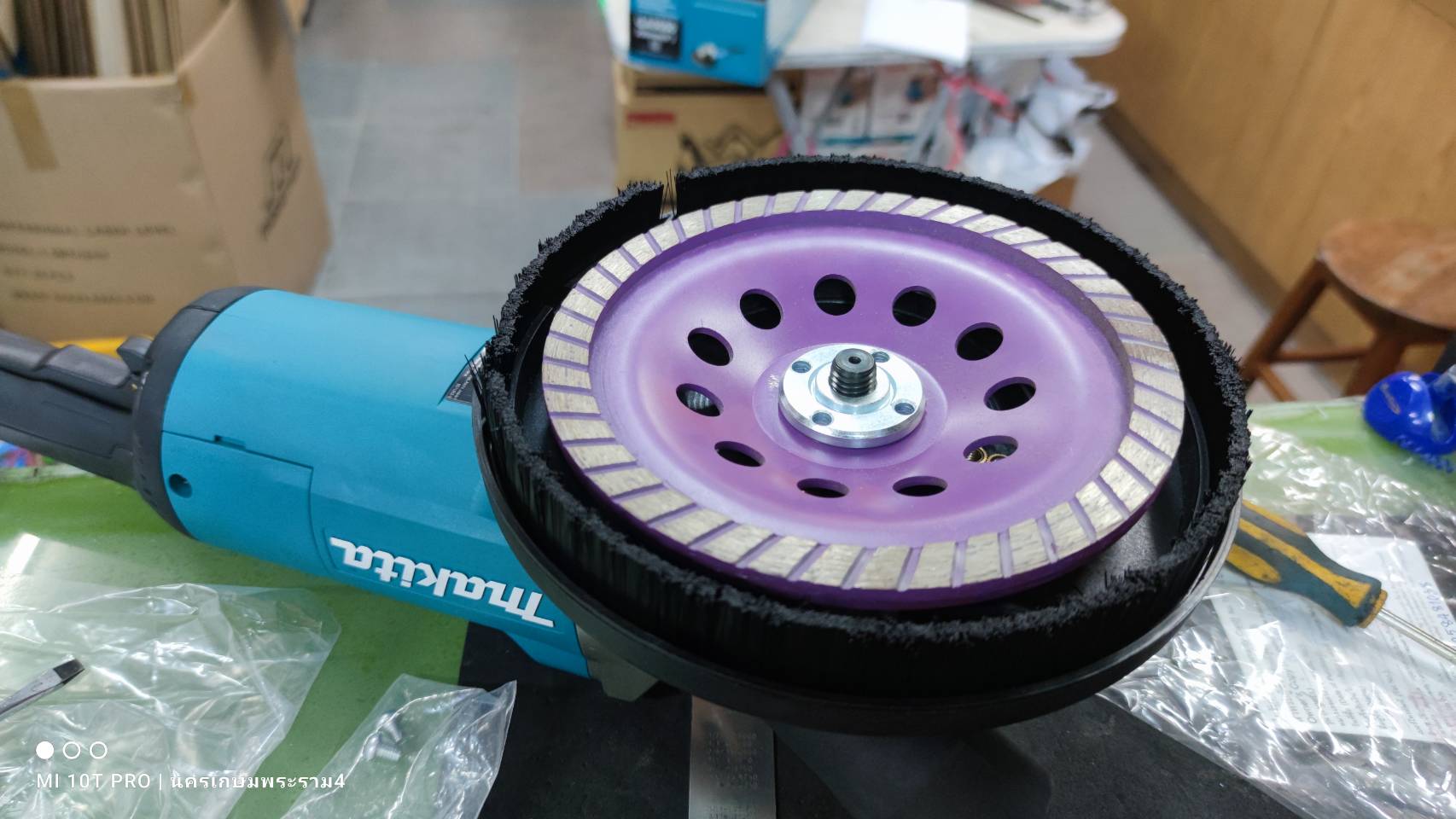 กาดดูดฝุ่นสำหรับใบเจียรบัว7"