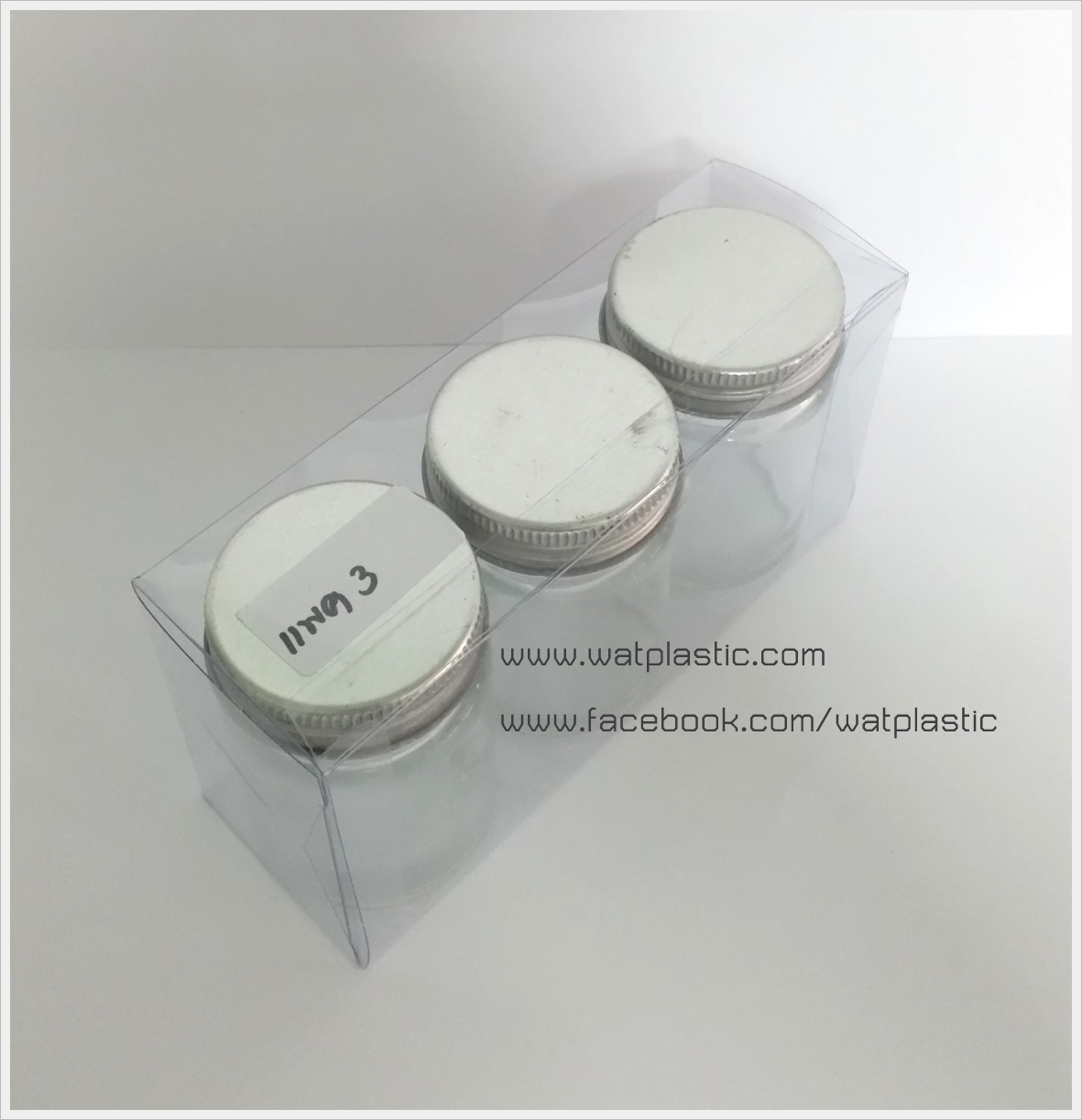 กล่องยาหม่อง แพค 3 ขนาด 7 x 13.4 x 4.5 cm