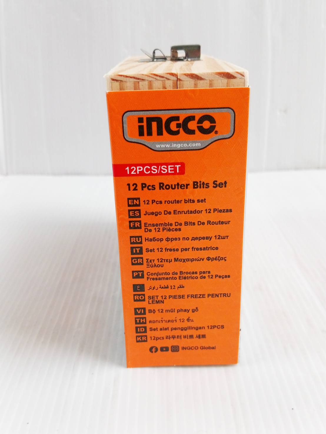 ชุดดอกทริมเมอร์1/4 12ชุดตัว AKRT12141 INGCO