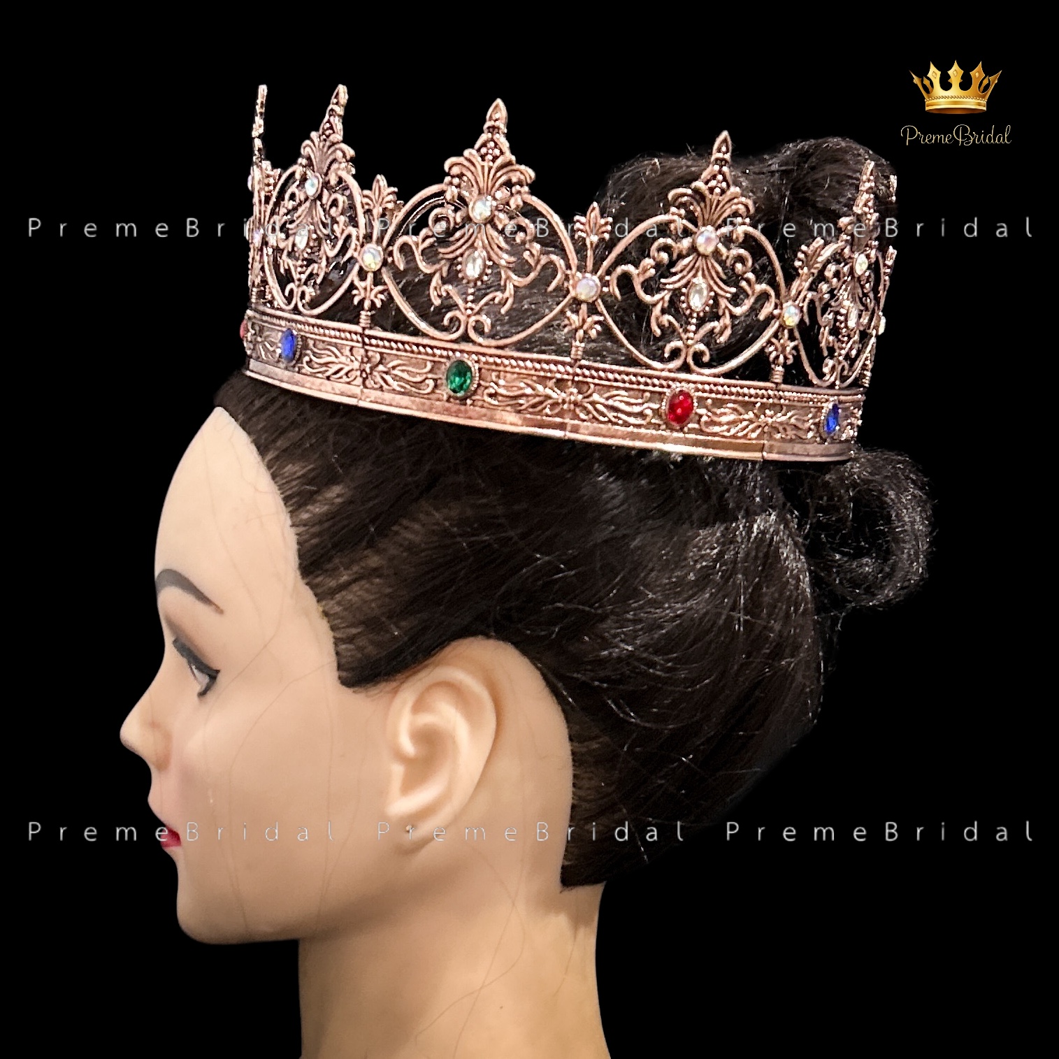 (พร้อมส่ง) มงกุฏผู้ชาย 104 สีโรสโกลด์วินเทจ งานเจ้าชาย งานพระราชา การประกวด สินค้าพร้อมส่ง ไม่ต้องรอนาน งานพรีเมี่ยม ส่งด่วนจาก จ.อุบลราชธานี