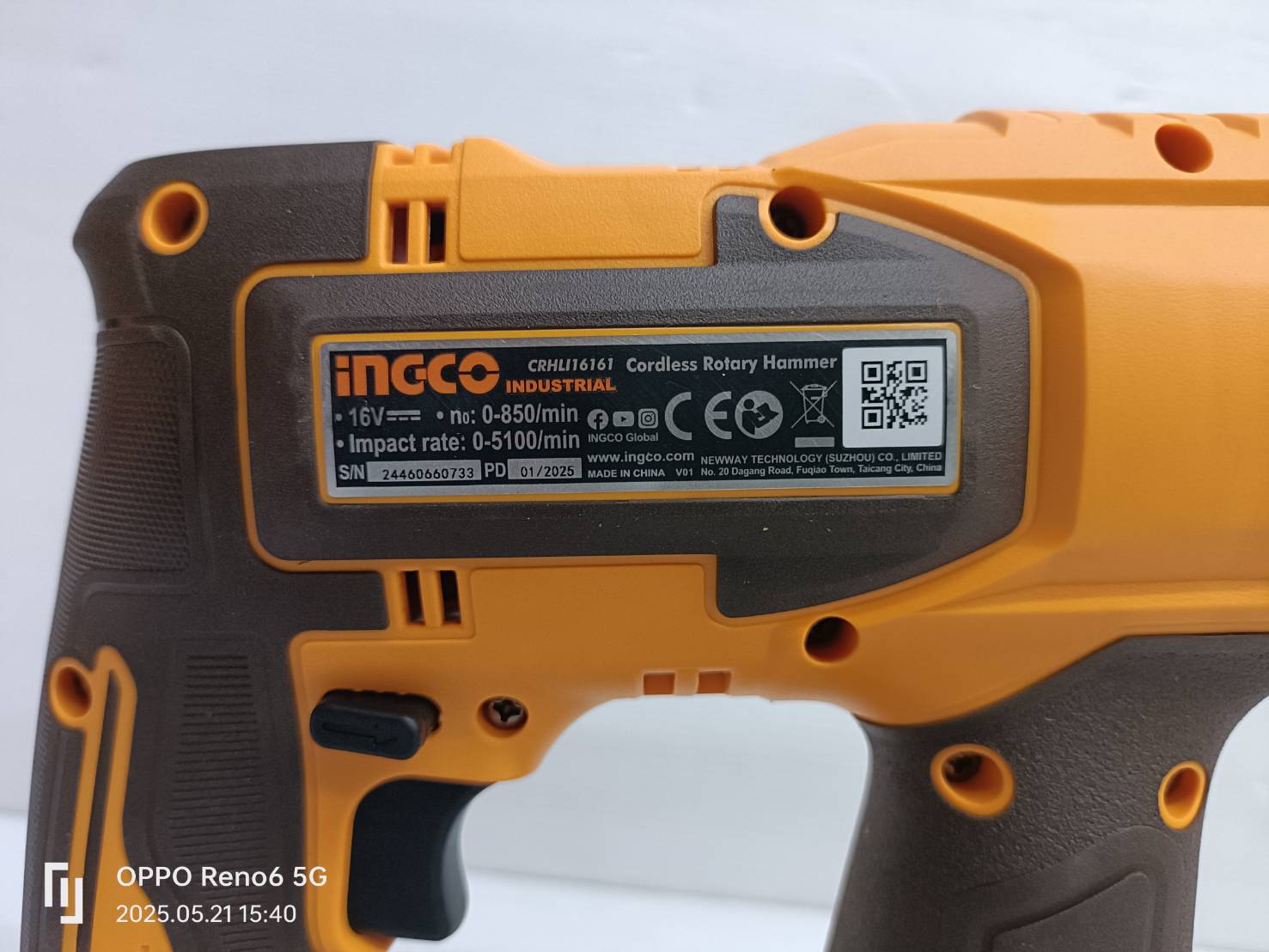 คอมโบ้สว่านไขควง+สว่านโรตารี่ COSLI241295 INGCO