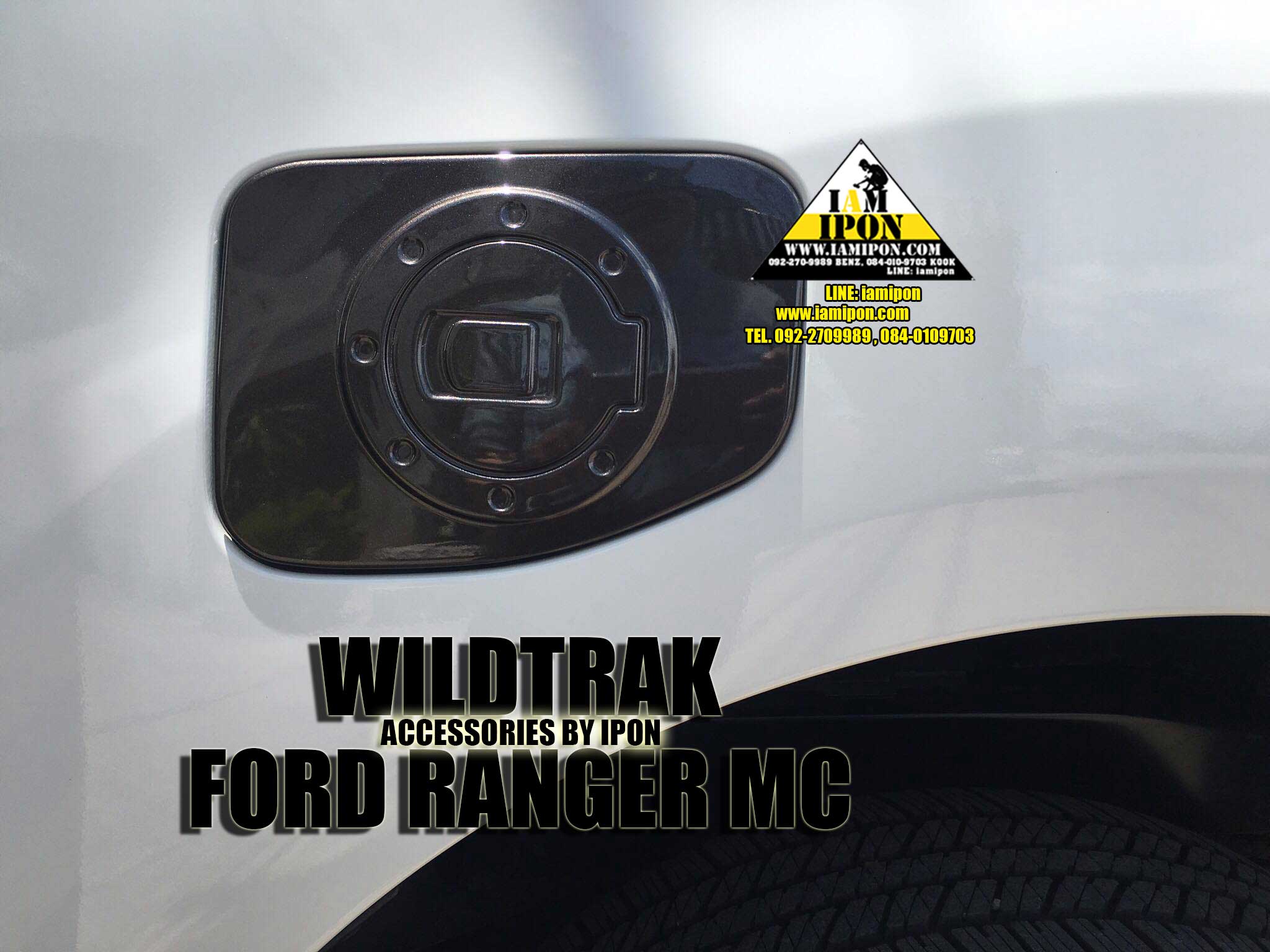 FUEL DOOR WILDTRAK FORD RANGER T6-MC ครอบฝาถังน้ำมันฟอร์ดเรนเจอร์วายแทรก T6-MC