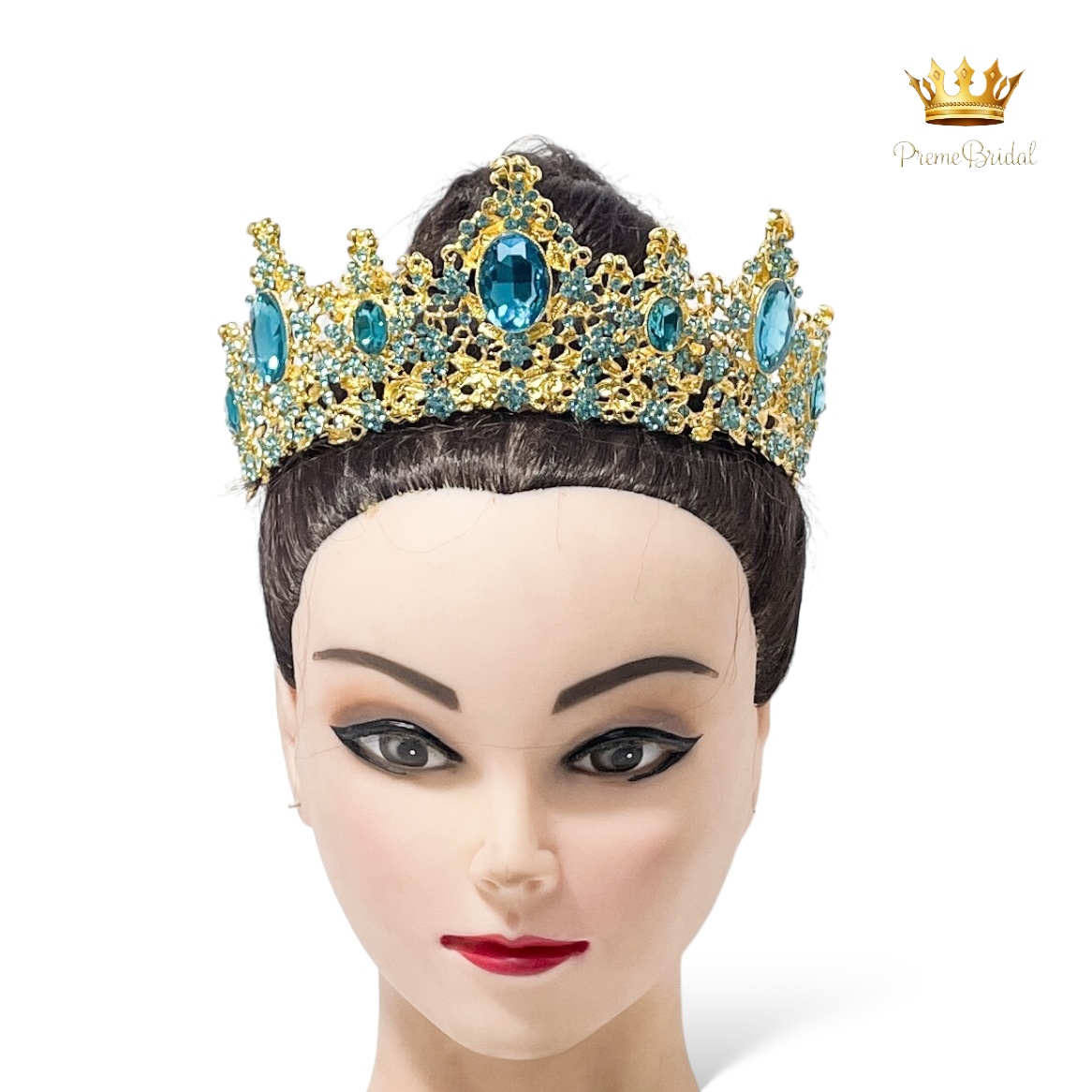 (พร้อมส่ง) เทียร่า 413 มงกุฎนางงาม ครึ่งหัว งานสวย ปราณีต QCเพชรทุกเม็ด สินค้าพร้อมส่งจากไทย