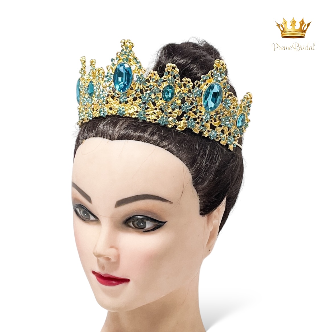 (พร้อมส่ง) เทียร่า 413 มงกุฎนางงาม ครึ่งหัว งานสวย ปราณีต QCเพชรทุกเม็ด สินค้าพร้อมส่งจากไทย