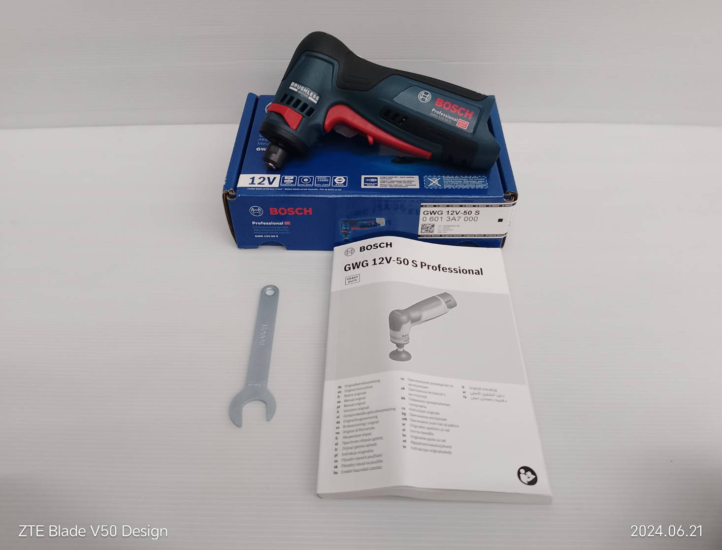 เครื่องขัดมินิ12V GWG12V-50S BOSCH SOLO