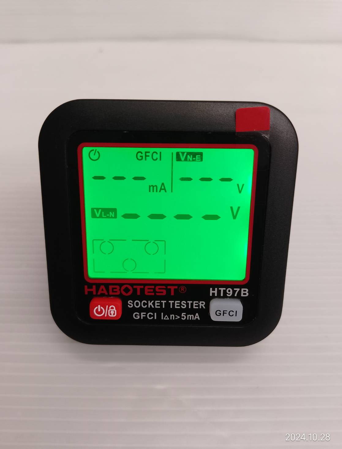 เครื่องตรวจเช็คเต้ารับไฟฟ้า HT97B HABOTEST