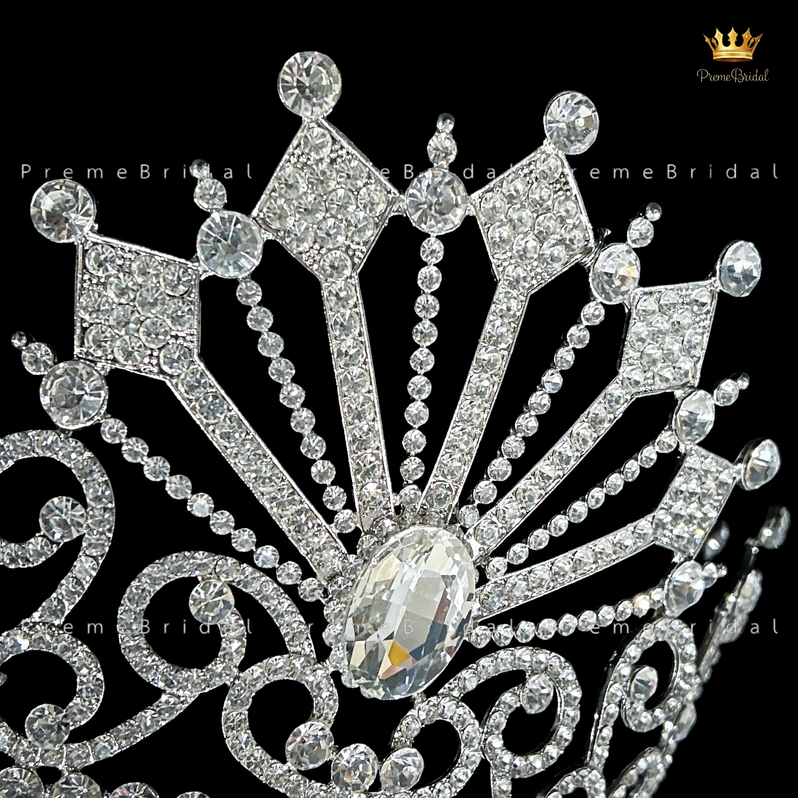 (พร้อมส่งจากไทย) มงกุฏ 139 ขนาดใหญ่ไซส์นางงาม งานสวย งานโลหะฐานกลมปรับขนาดได้ ส่งด่วน ส่งจาก จ.อุบลราชธานี