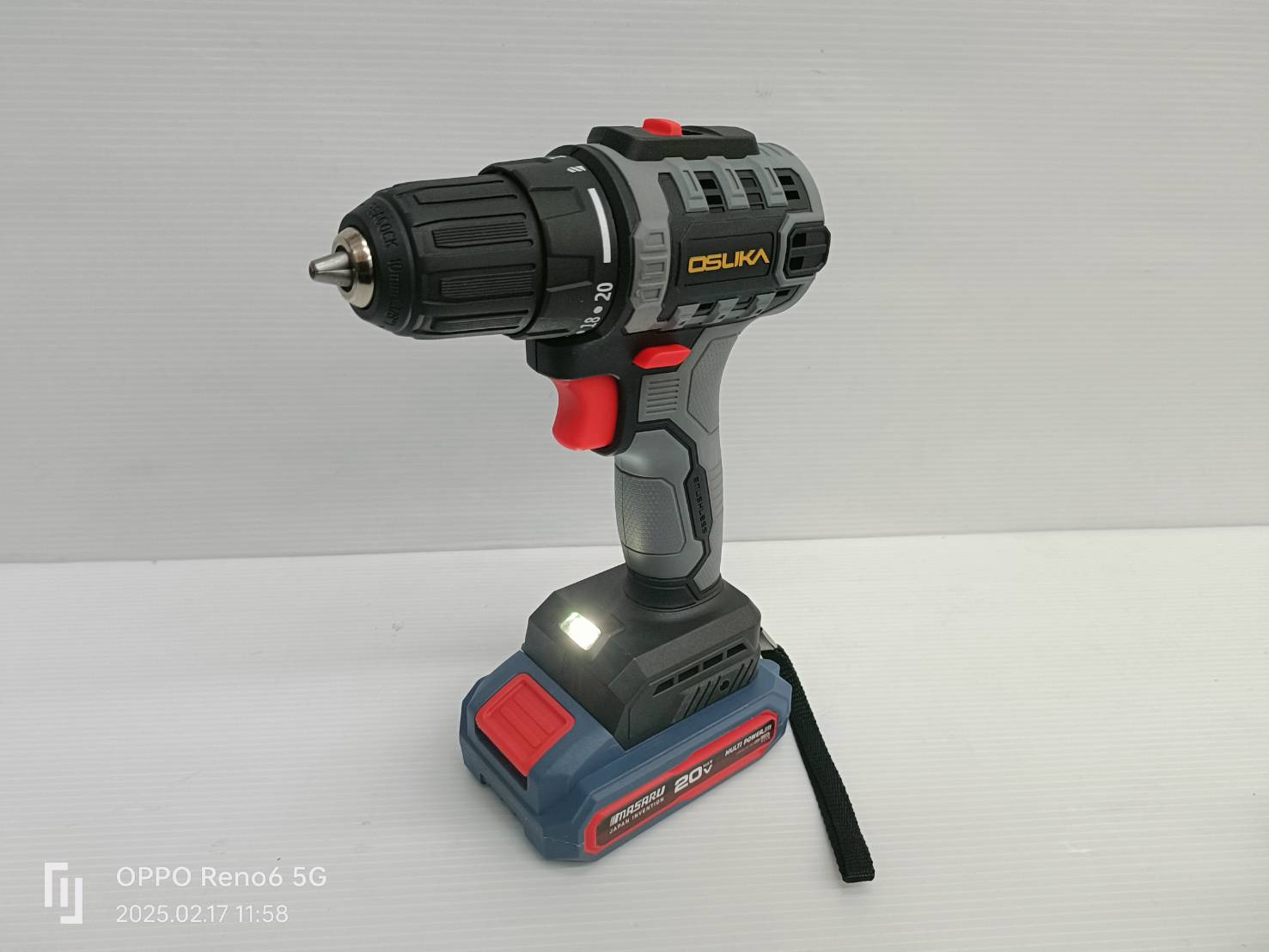 สว่านกระแทก2in1 SCDI-105-B2 MASARU ถอดเปลี่ยนหัวได้