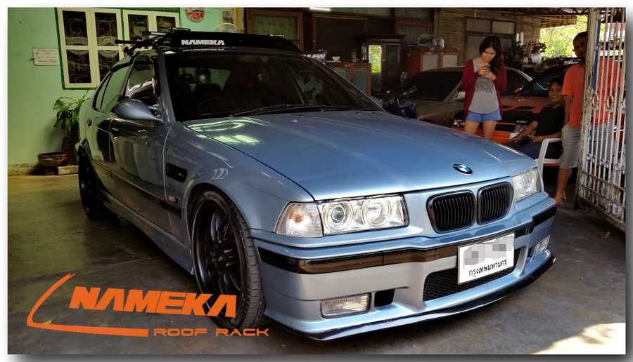 roof rack NC-08 ชุดขาจับแร็คหลังคาพร้อมคานขวาง BMW E36 (ตรงรุ่น)