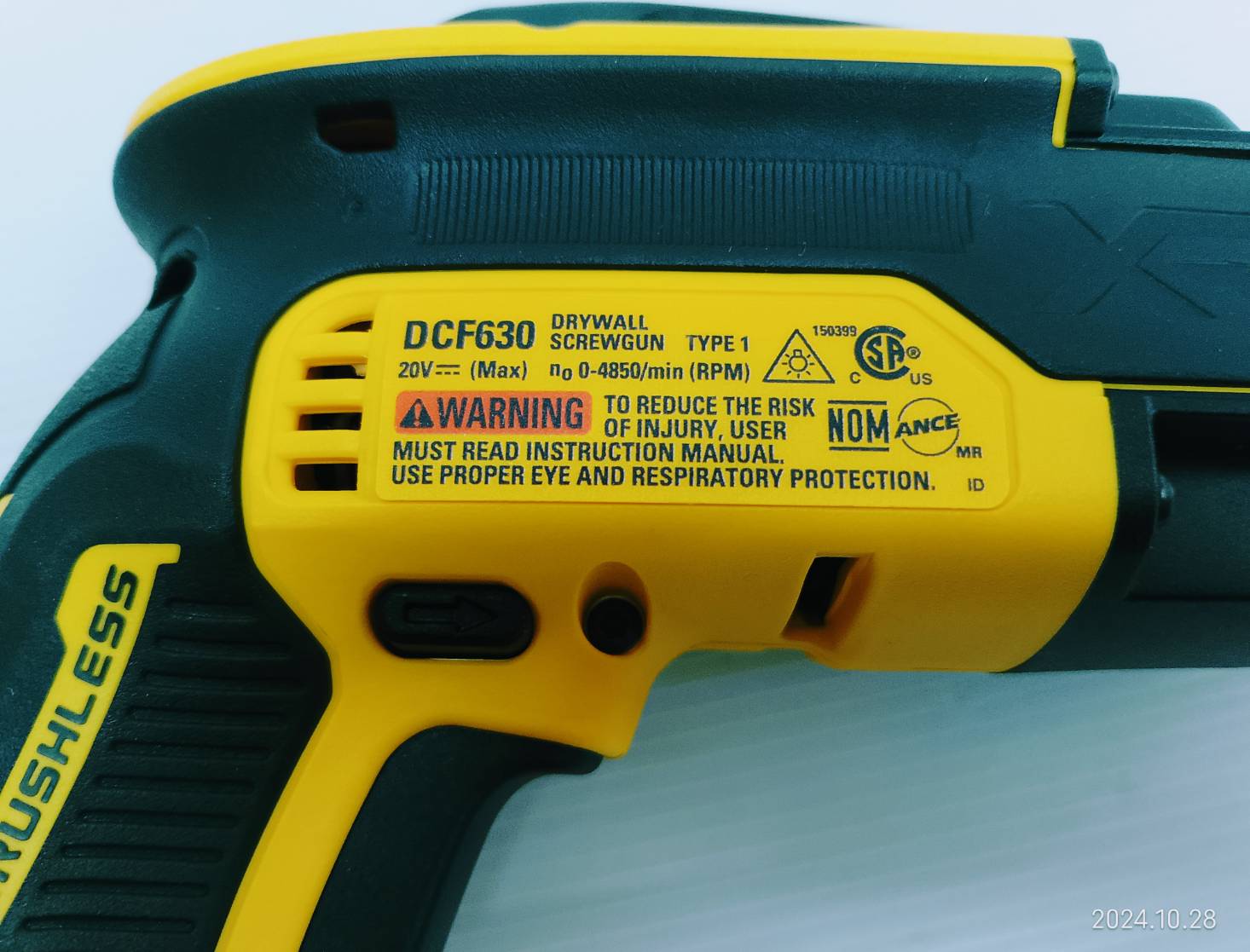 ไขควงไร้สาย20V DCF630B DEWALT (ตัวเปล่า)