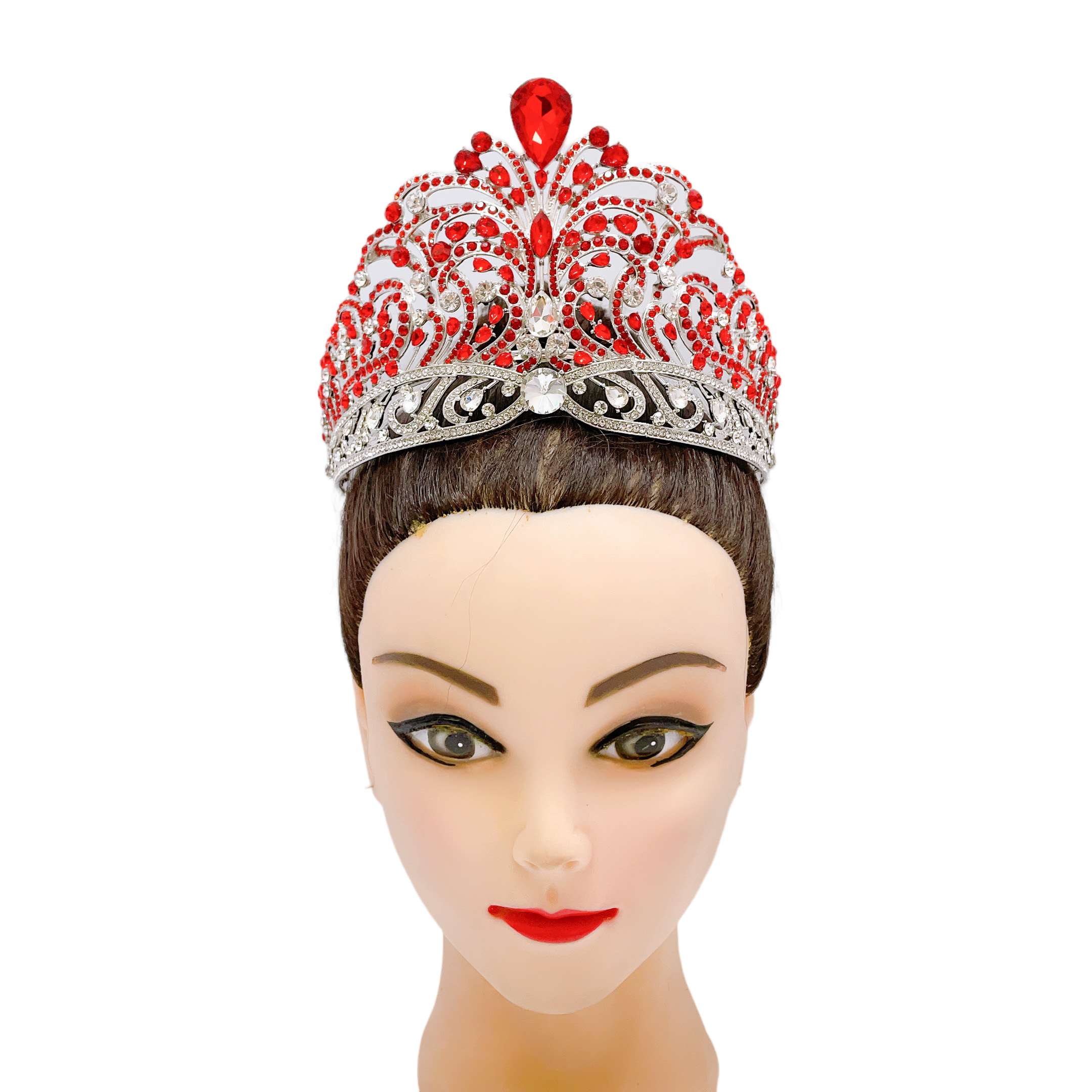 (พร้อมส่งจากไทย) มงกุฏ 112 มงกุฎมิสยูนิเวิร์ส 2022 สีแดงเงิน