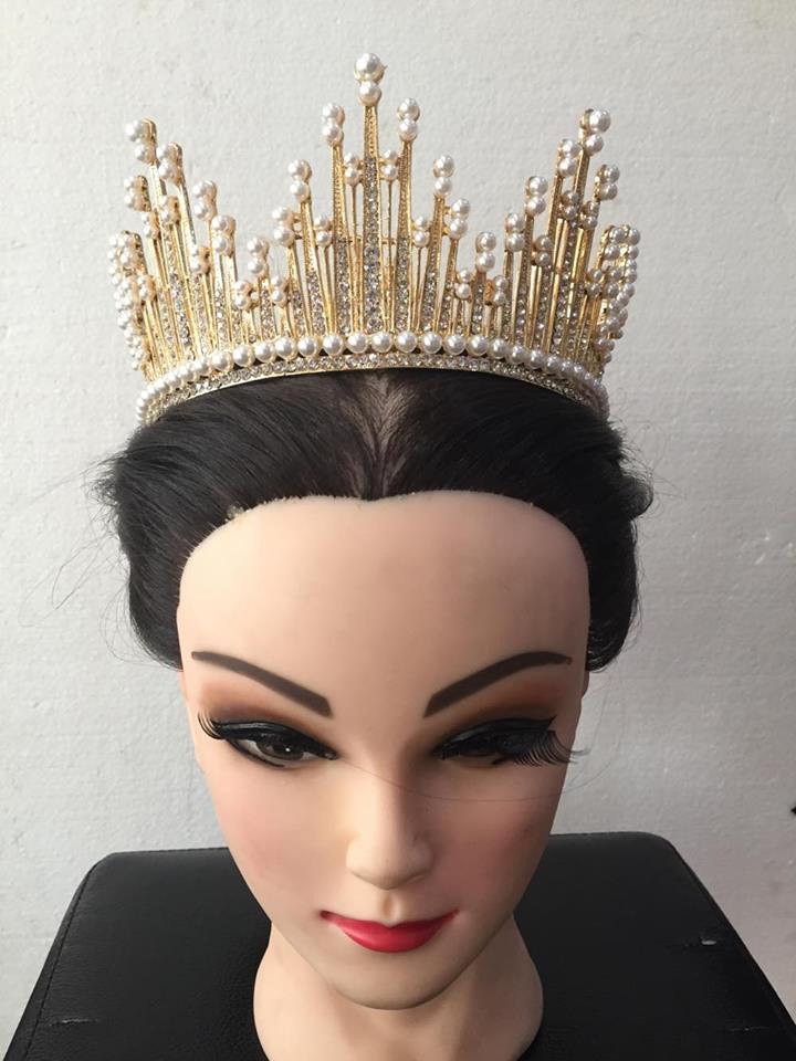 (พร้อมส่ง) มงกุฎ 037 มงกุฎนางงาม มงกุฎประกวด งานสวย งานคุณภาพ