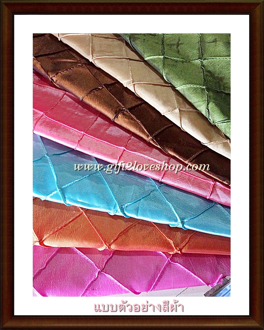 หมอนใบชา สามเหลี่ยมใหญ่ สูง 8 นิ้ว กว้าง 14 นิ้ว